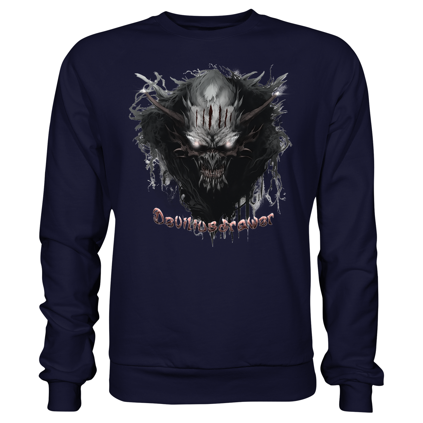 Deviliusdrawer Dark Smoke Demon - Basic Sweatshirt
