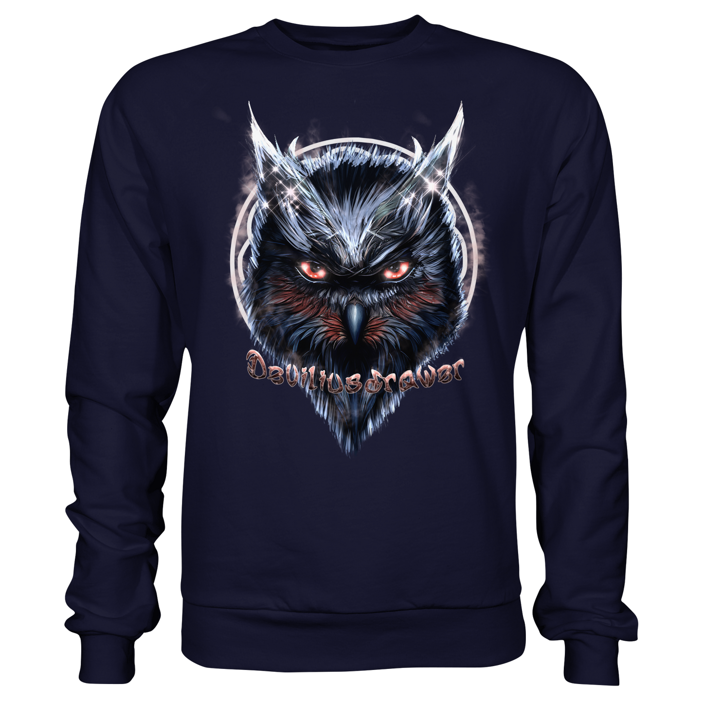 Deviliusdrawer Fire Owl - Basic Sweatshirt