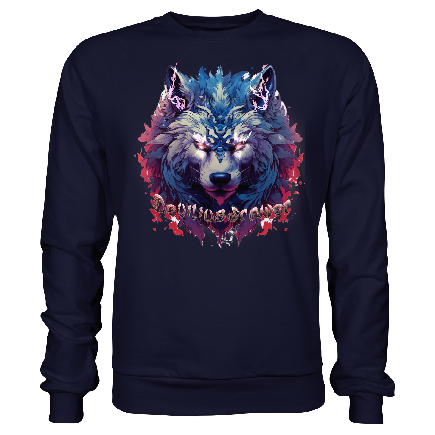 Deviliusdrawer Magic Wolf - Basic Sweatshirt