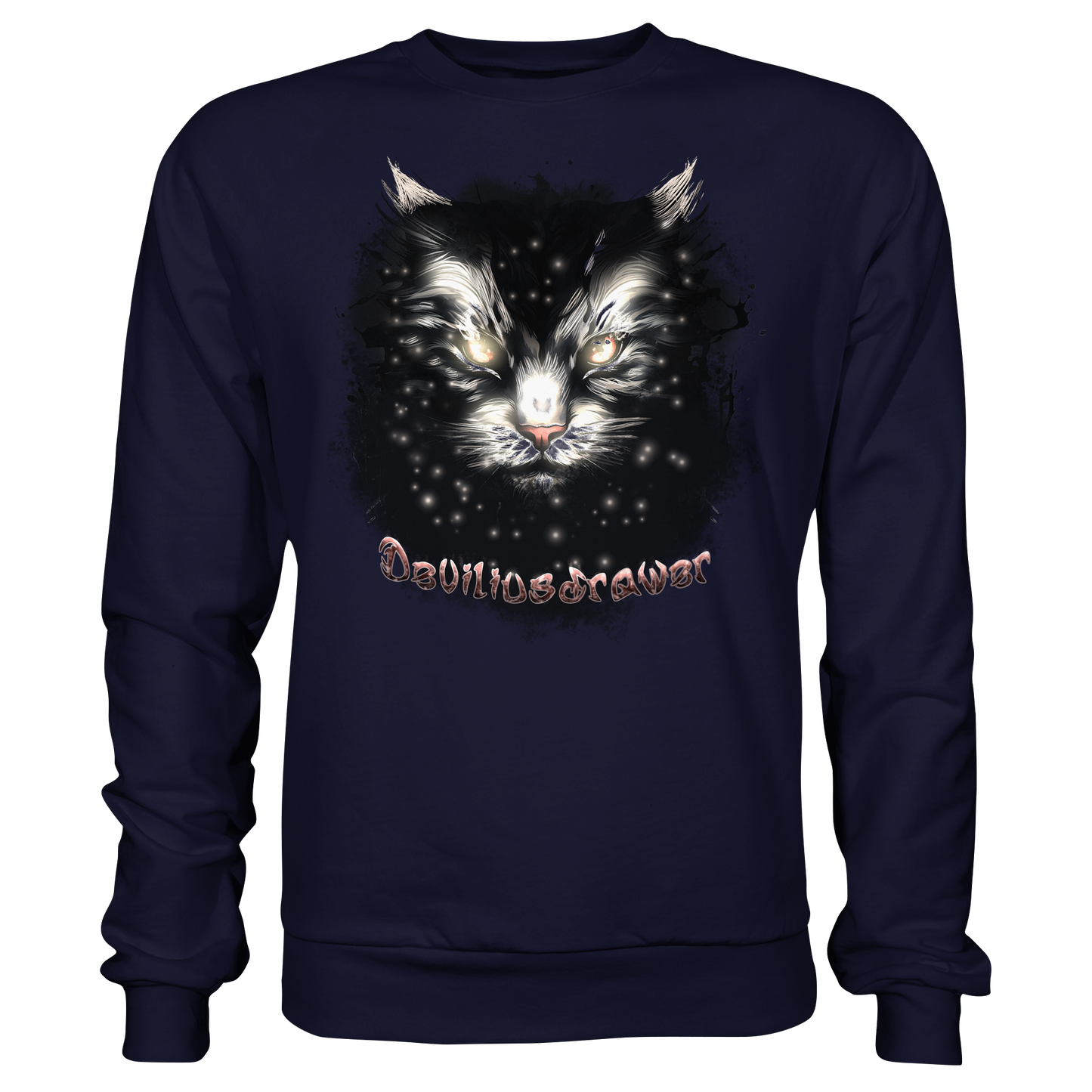 Deviliusdrawer Star Cat - Basic Sweatshirt