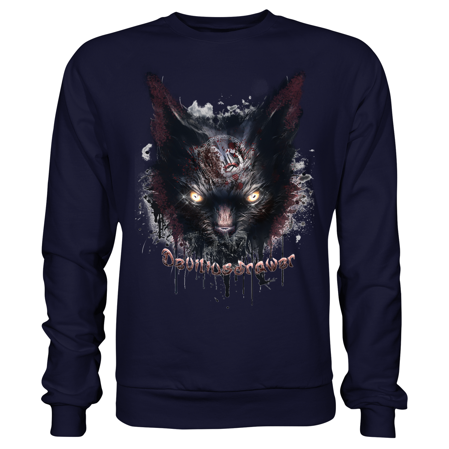 Deviliusdrawer Zombie Cat - Basic Sweatshirt