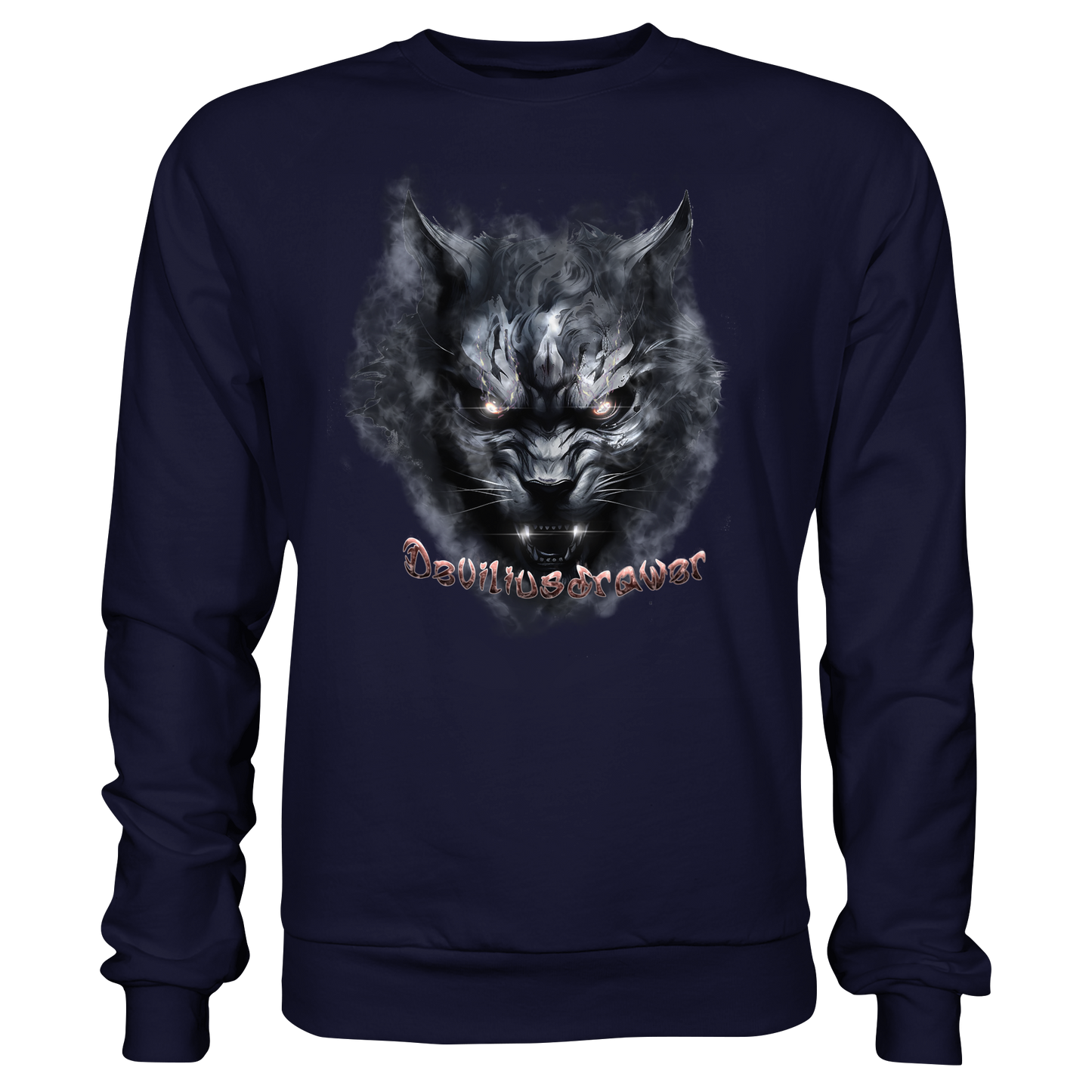 Deviliusdrawer Dark Beast Tiger  - Basic Sweatshirt