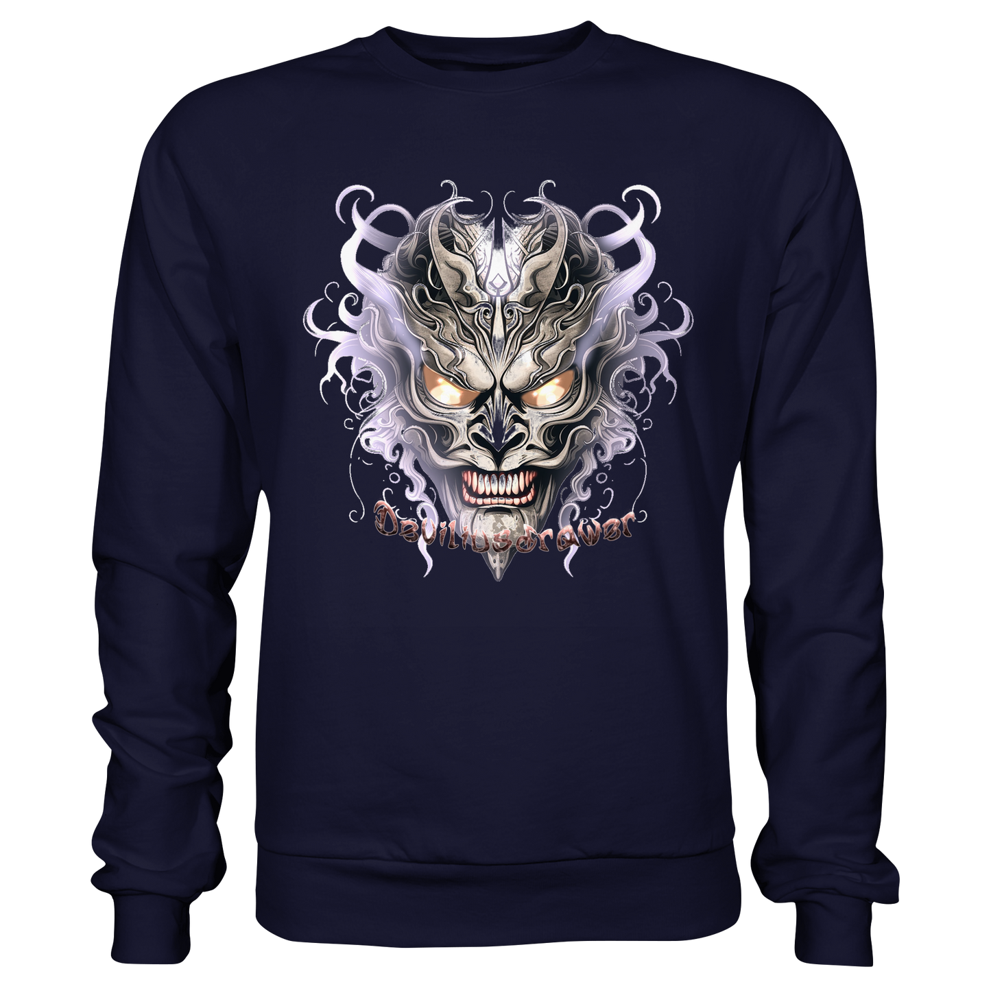 Deviliusdrawer Demon Mask Violet - Basic Sweatshirt