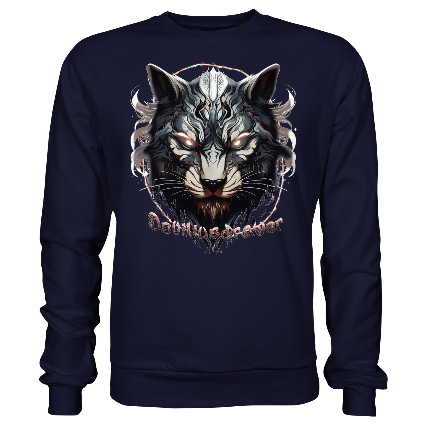 Deviliusdrawer Wolfcat - Basic Sweatshirt