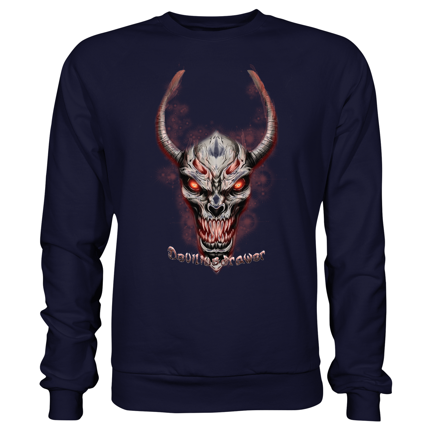 Deviliusdrawer Red Eyed Skeleton - Basic Sweatshirt