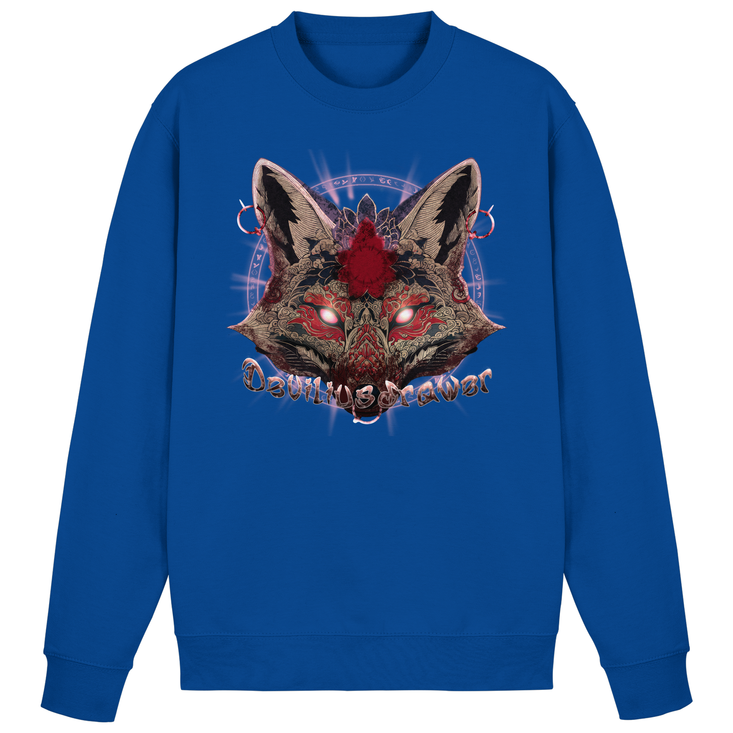 Deviliusdrawer Demon Kitsune - Basic Sweatshirt