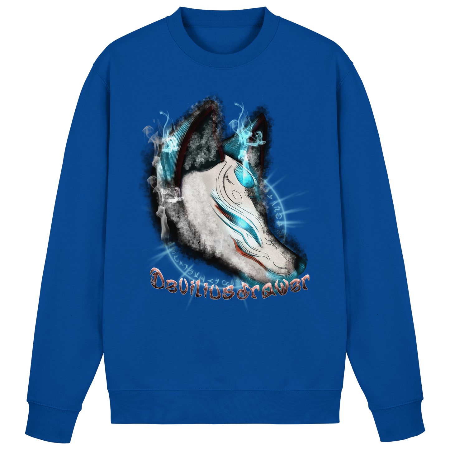 Deviliusdrawer Darkness Kitsune - Basic Sweatshirt