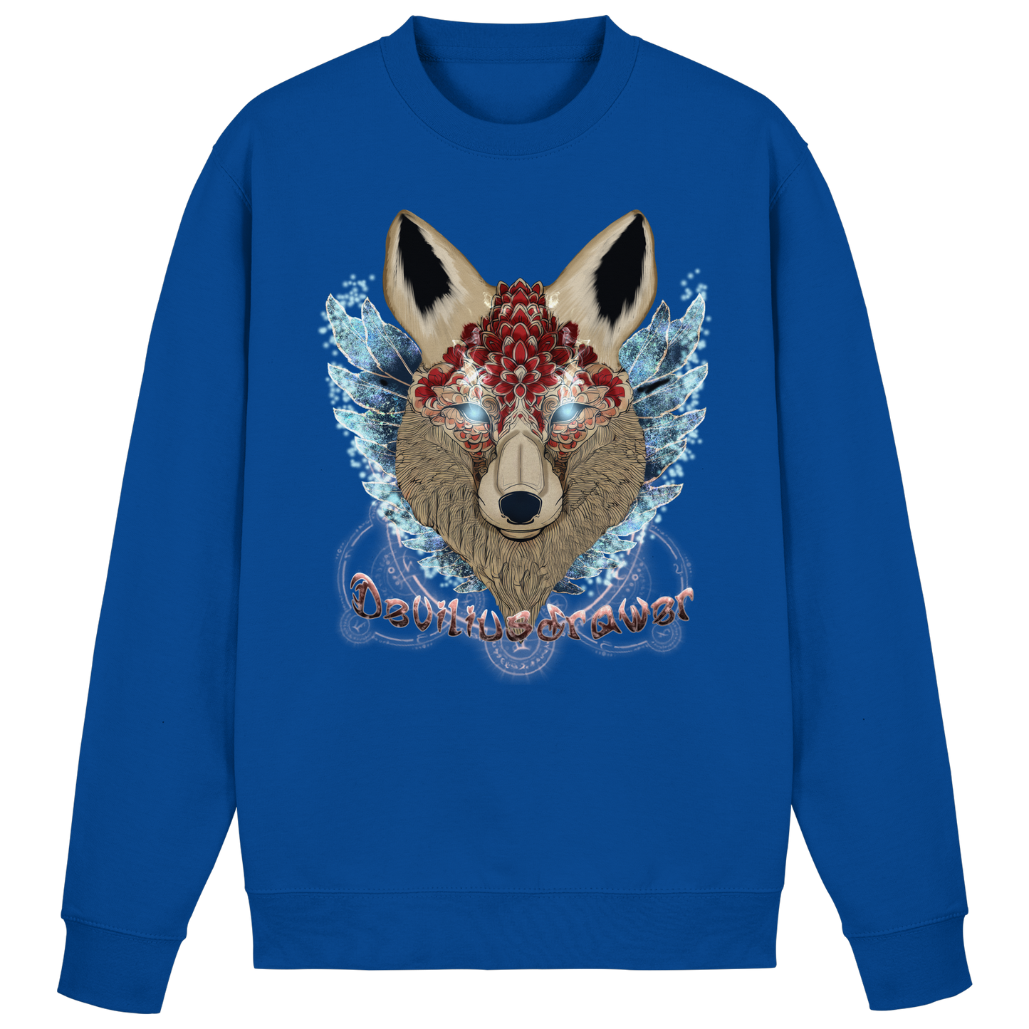 Deviliusdrawer Diamond Kitsune - Basic Sweatshirt