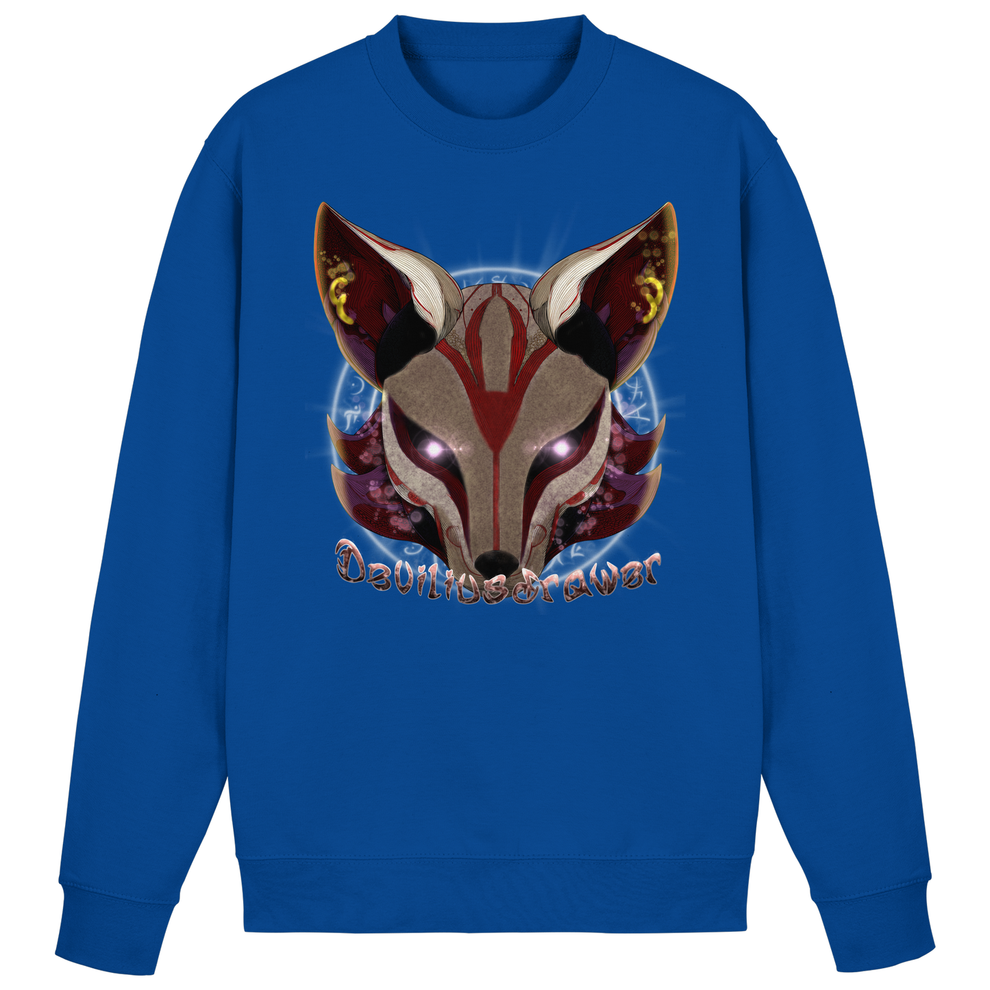 Deviliusdrawer Magic Kitsune - Basic Sweatshirt