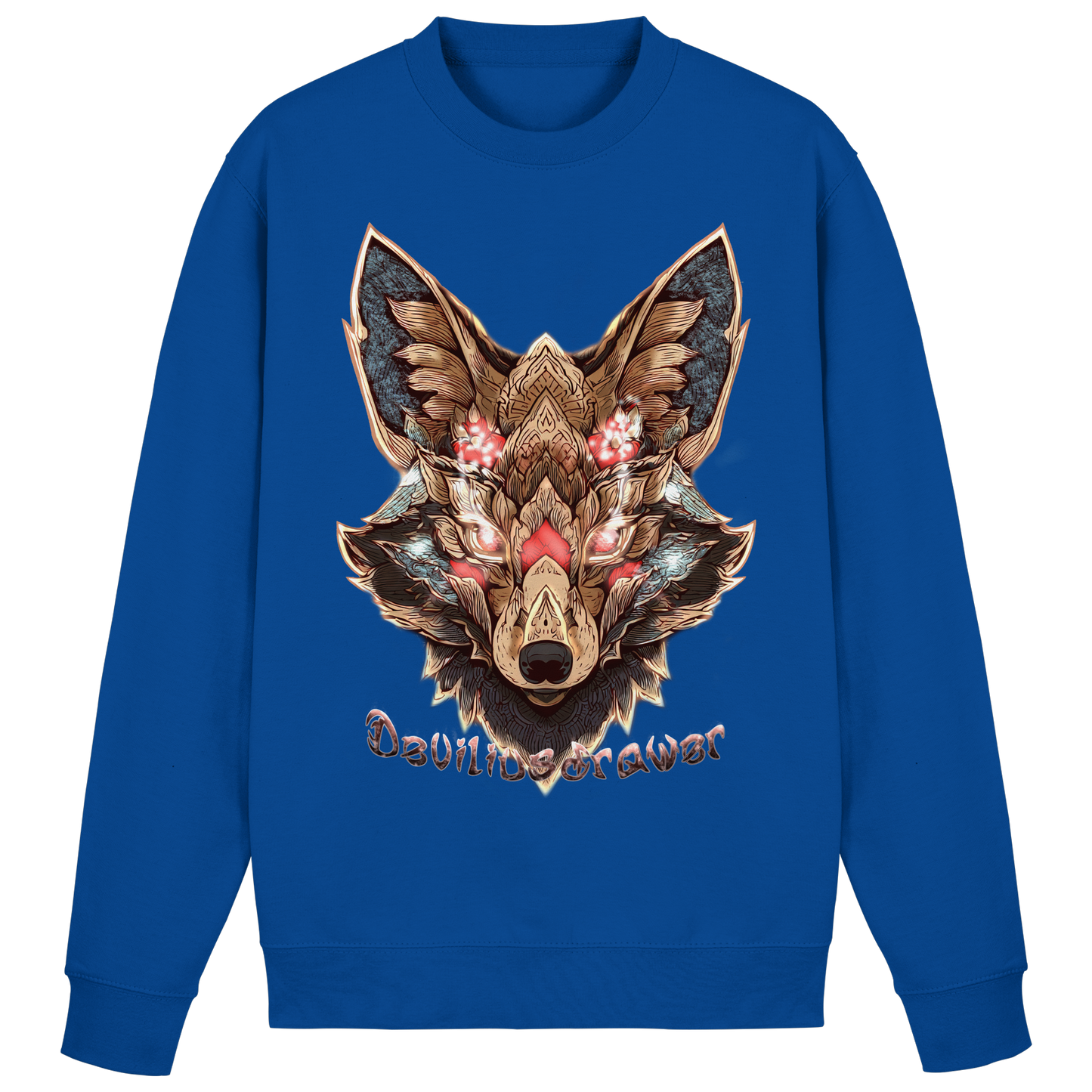 Deviliusdrawer Cristal Kitsune - Basic Sweatshirt