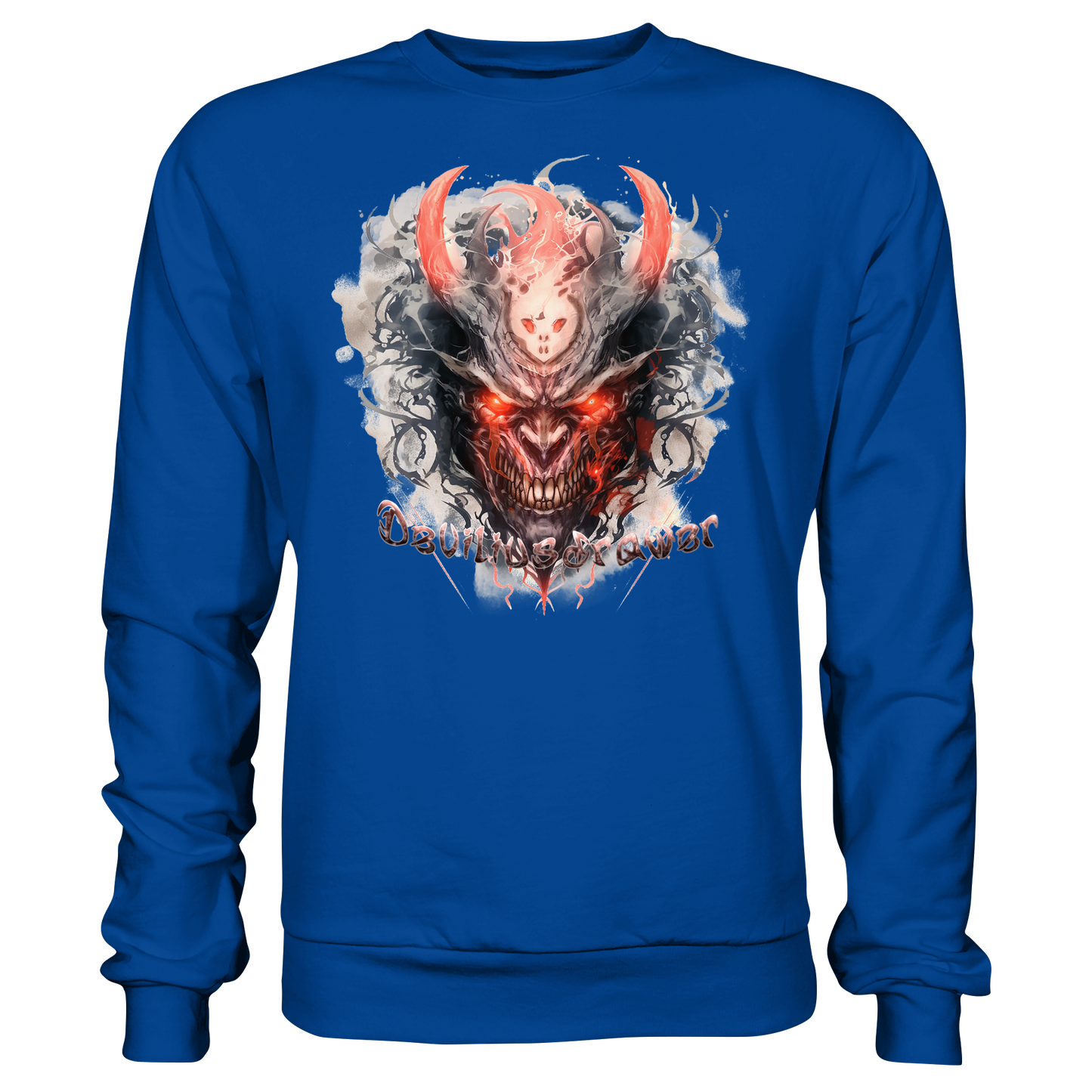 Deviliusdrawer Red Horn Devil - Basic Sweatshirt