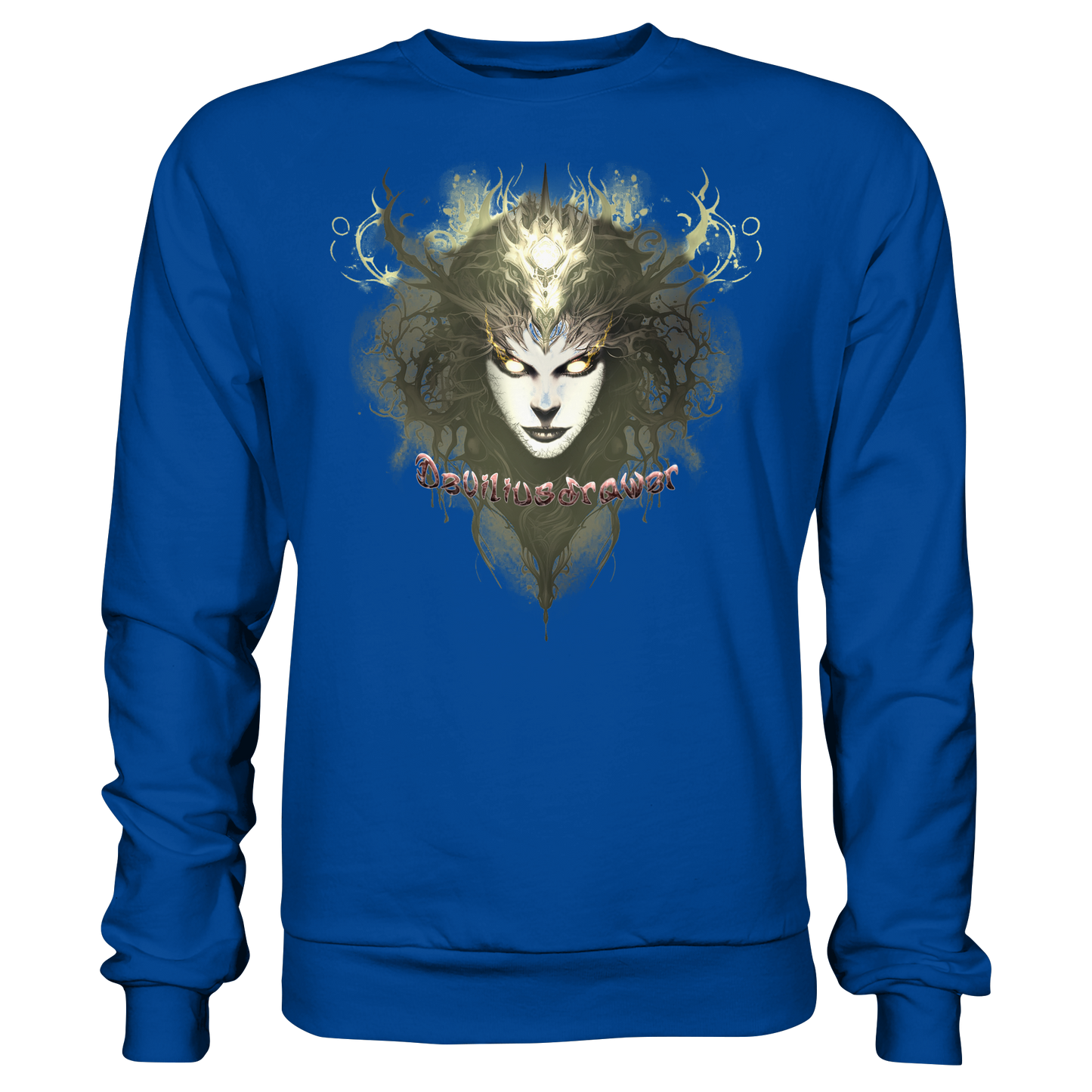 Deviliusdrawer Golden Demonica - Basic Sweatshirt