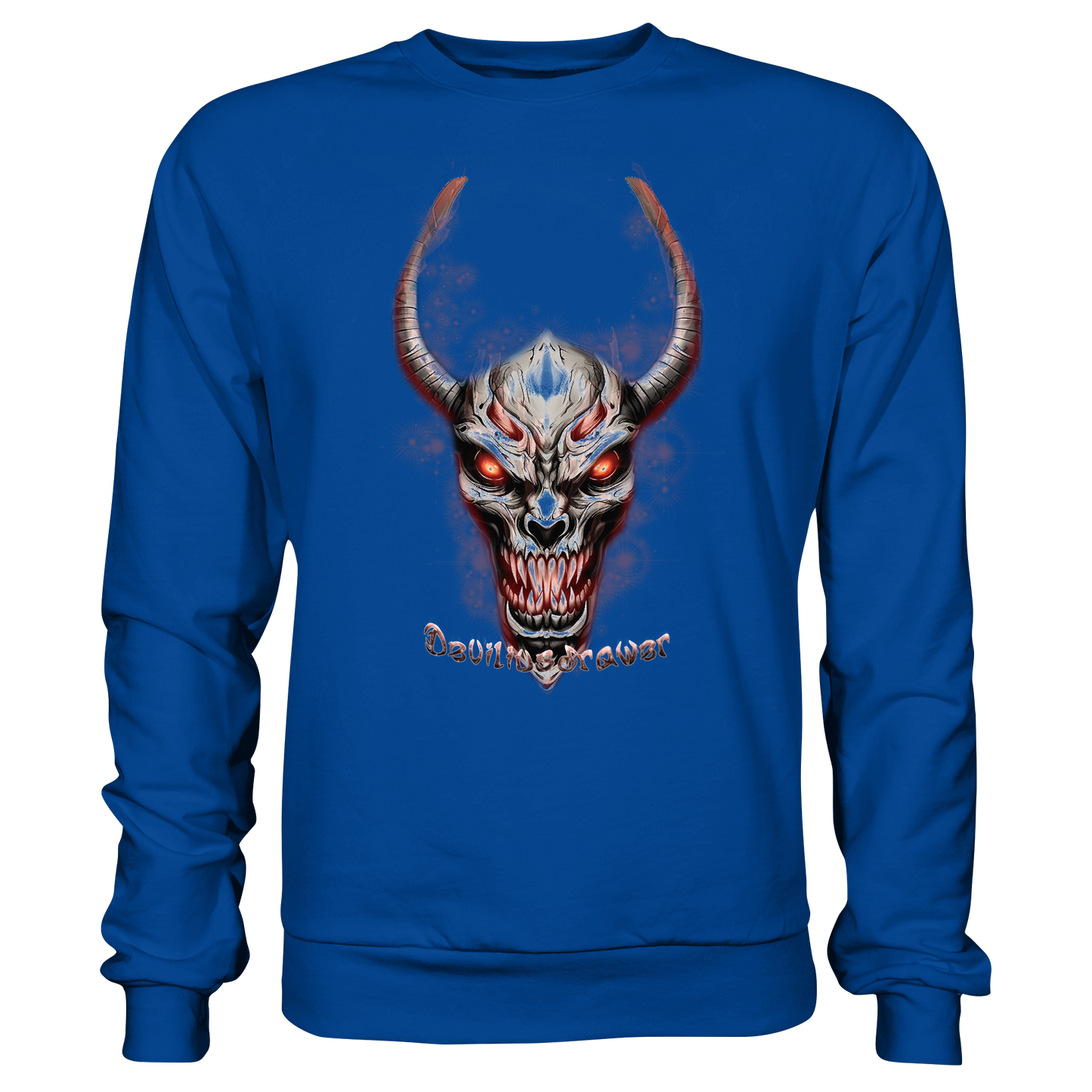 Deviliusdrawer Red Eyed Skeleton - Basic Sweatshirt