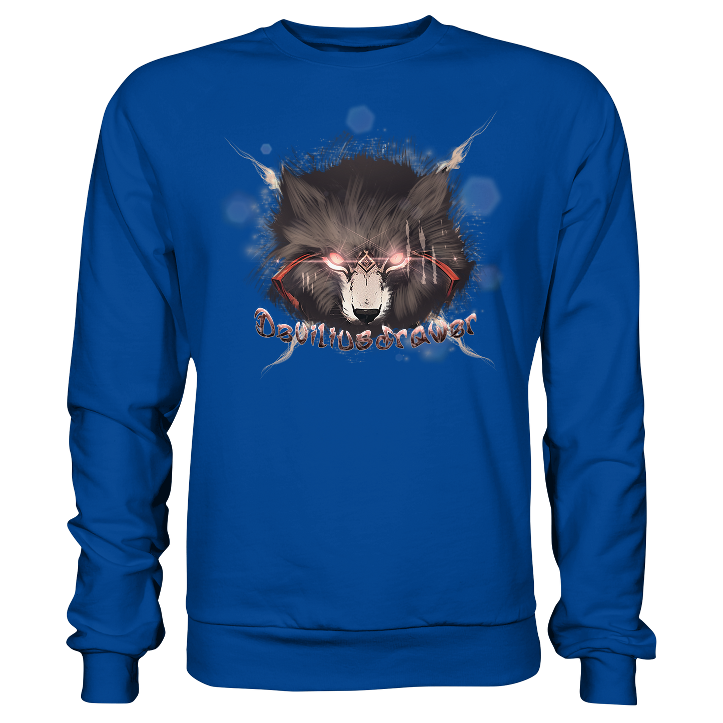 Deviliusdrawer Sparking Wolf - Basic Sweatshirt