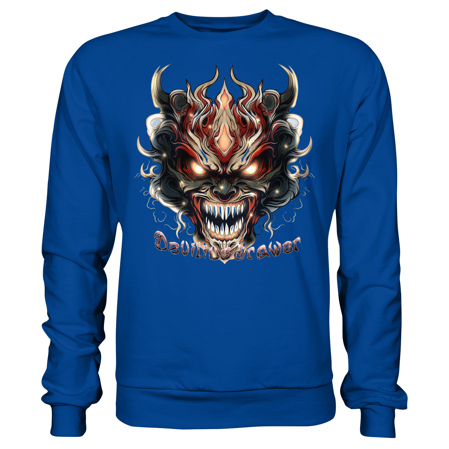 Deviliusdrawer Evil Vamp Mask - Basic Sweatshirt