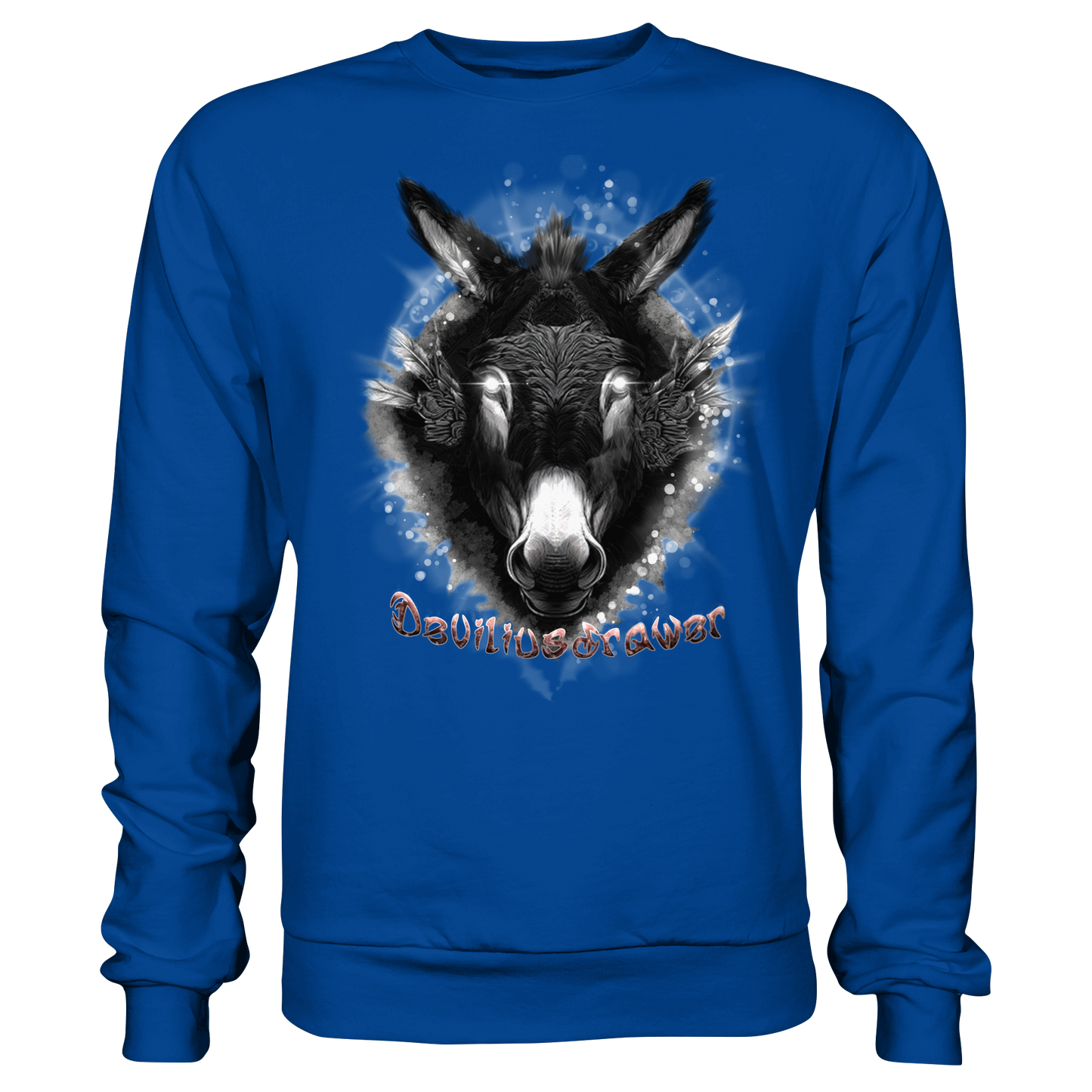 Deviliusdrawer Glowing Donkey - Basic Sweatshirt