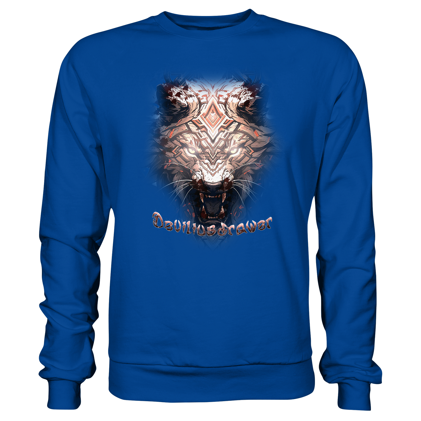 Deviliusdrawer Gold Metal Tiger - Basic Sweatshirt