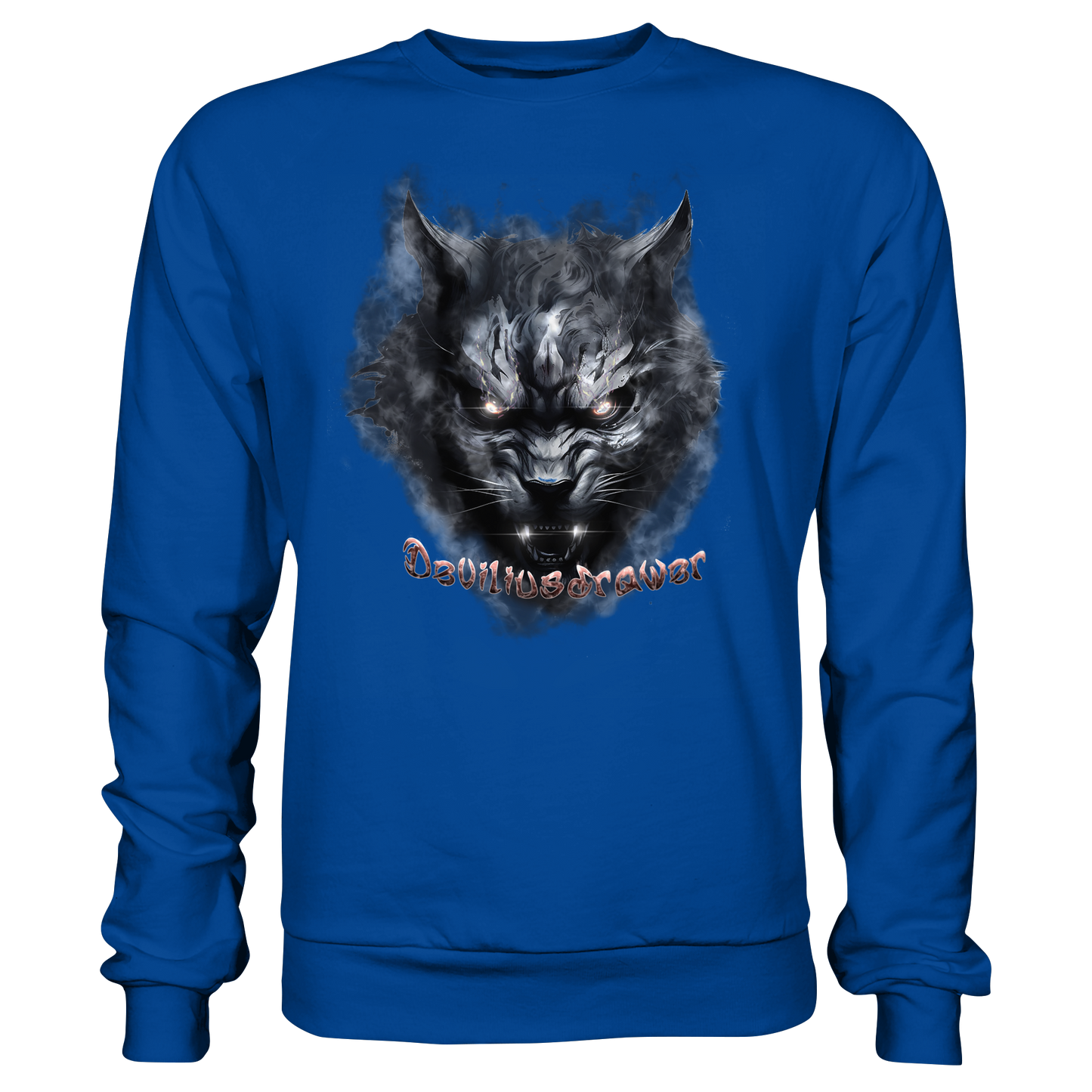 Deviliusdrawer Dark Beast Tiger  - Basic Sweatshirt