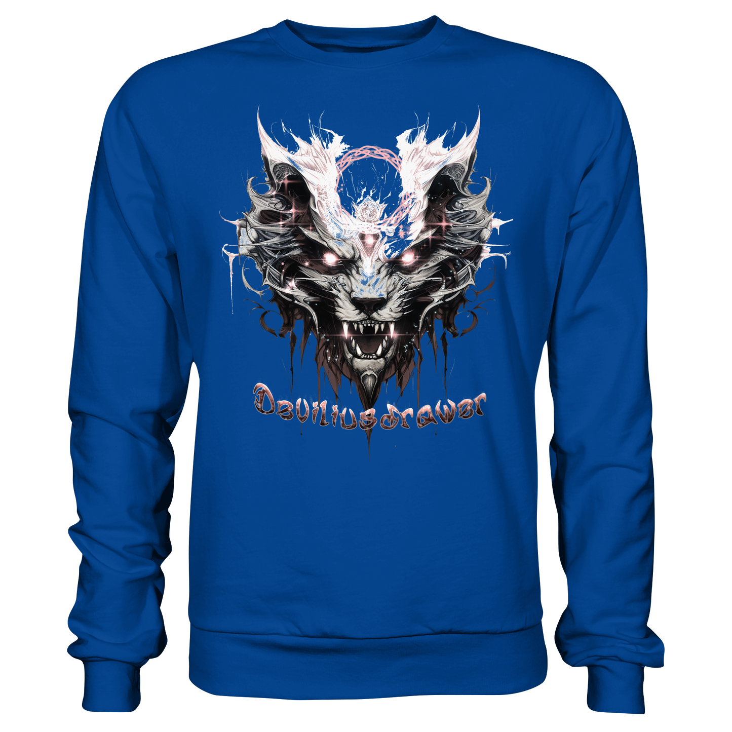 Deviliusdrawer Demonic Glow Cat - Basic Sweatshirt