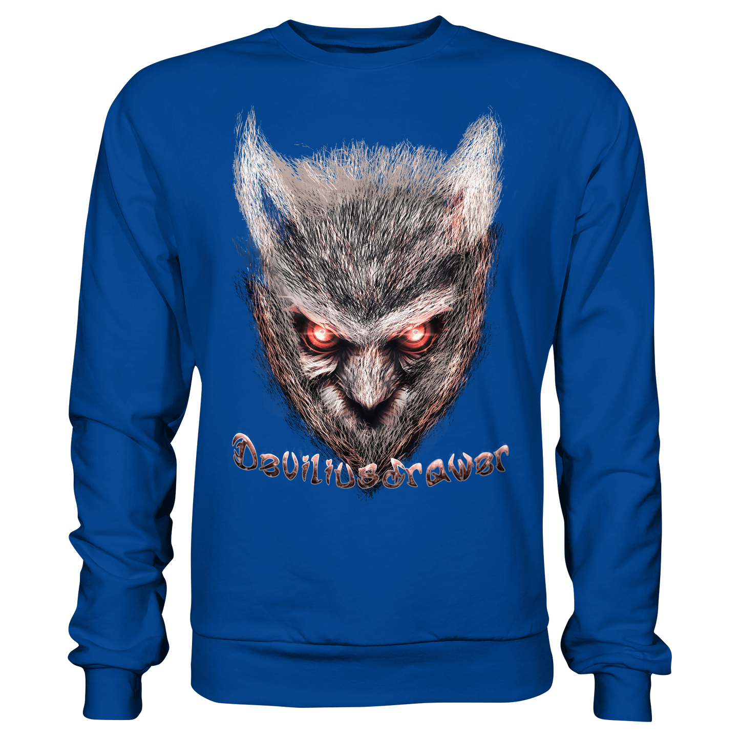 Deviliusdrawer Red Eyed Owl - Basic Sweatshirt