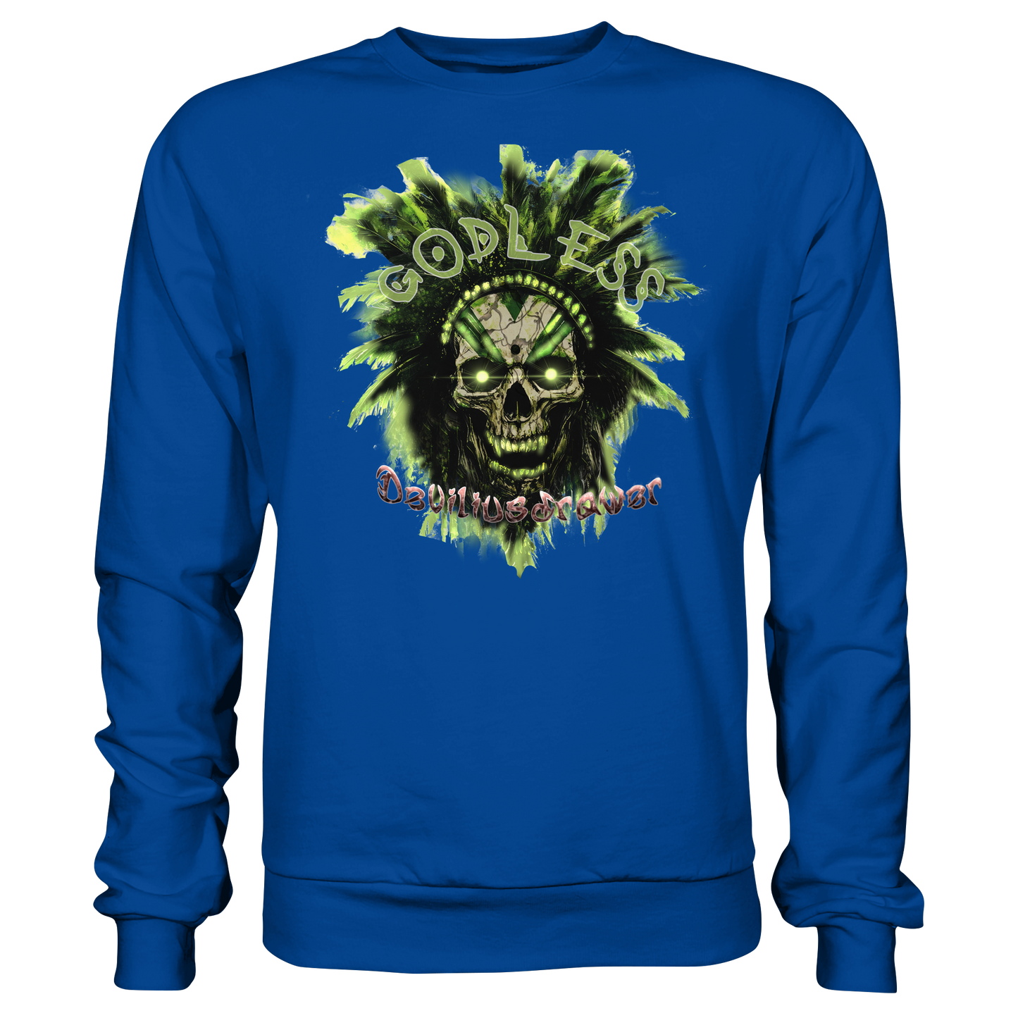 Deviliusdrawer Godless Skull - Basic Sweatshirt