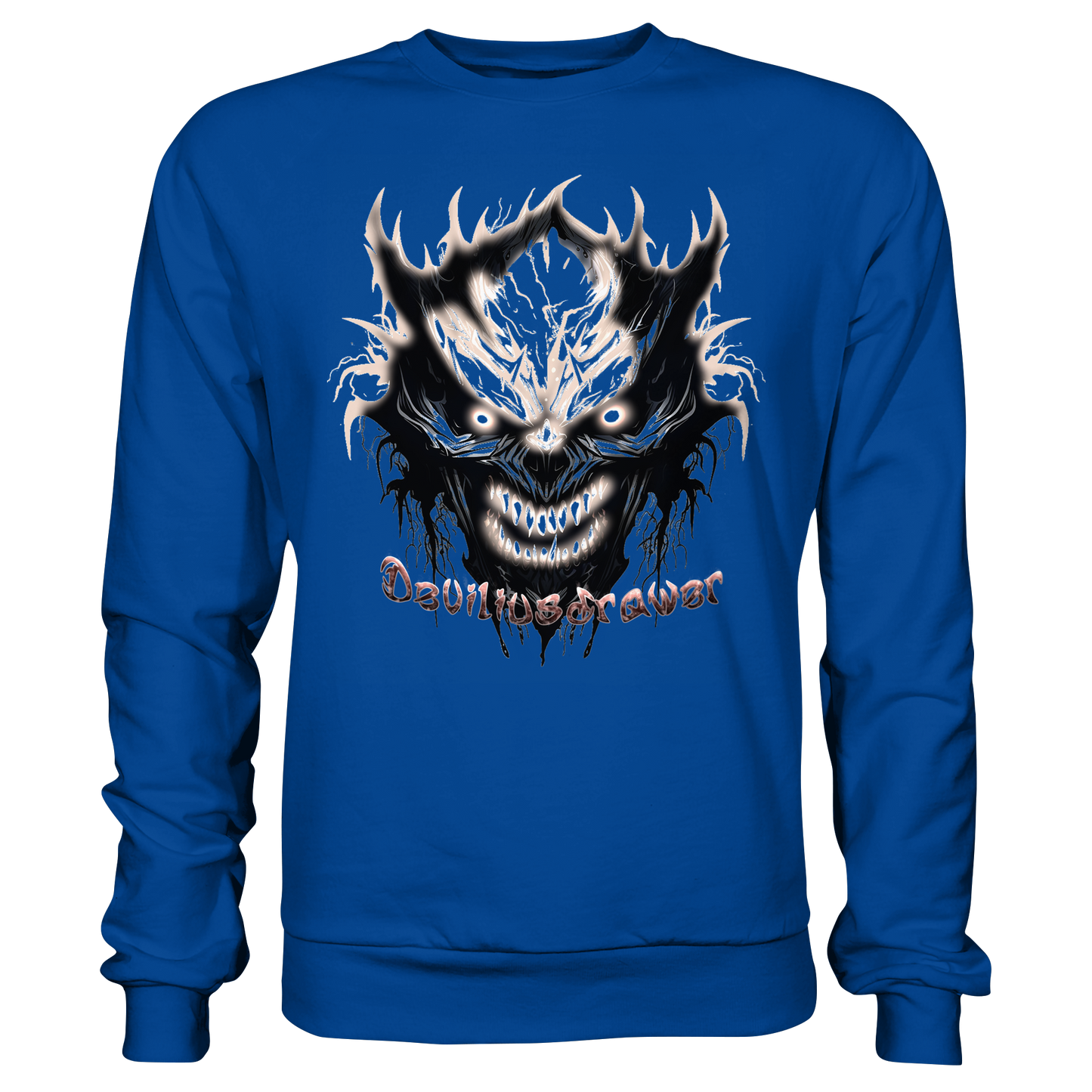 Deviliusdrawer Crazy Glow Devil - Basic Sweatshirt