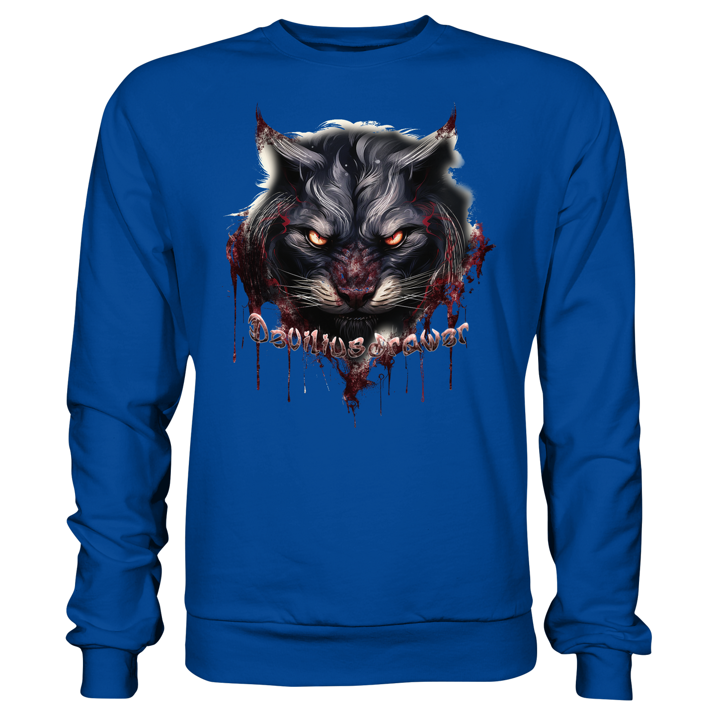 Deviliusdrawer Badass Cat - Basic Sweatshirt