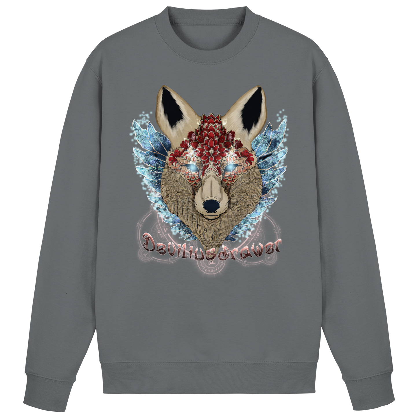 Deviliusdrawer Diamond Kitsune - Basic Sweatshirt