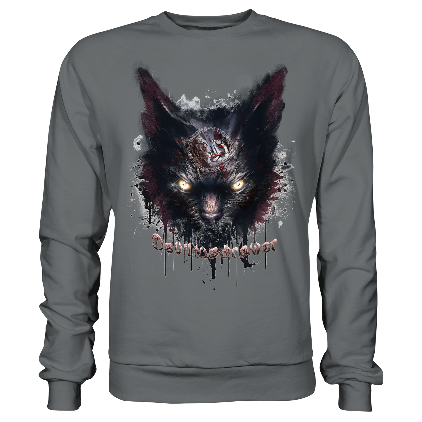Deviliusdrawer Zombie Cat - Basic Sweatshirt