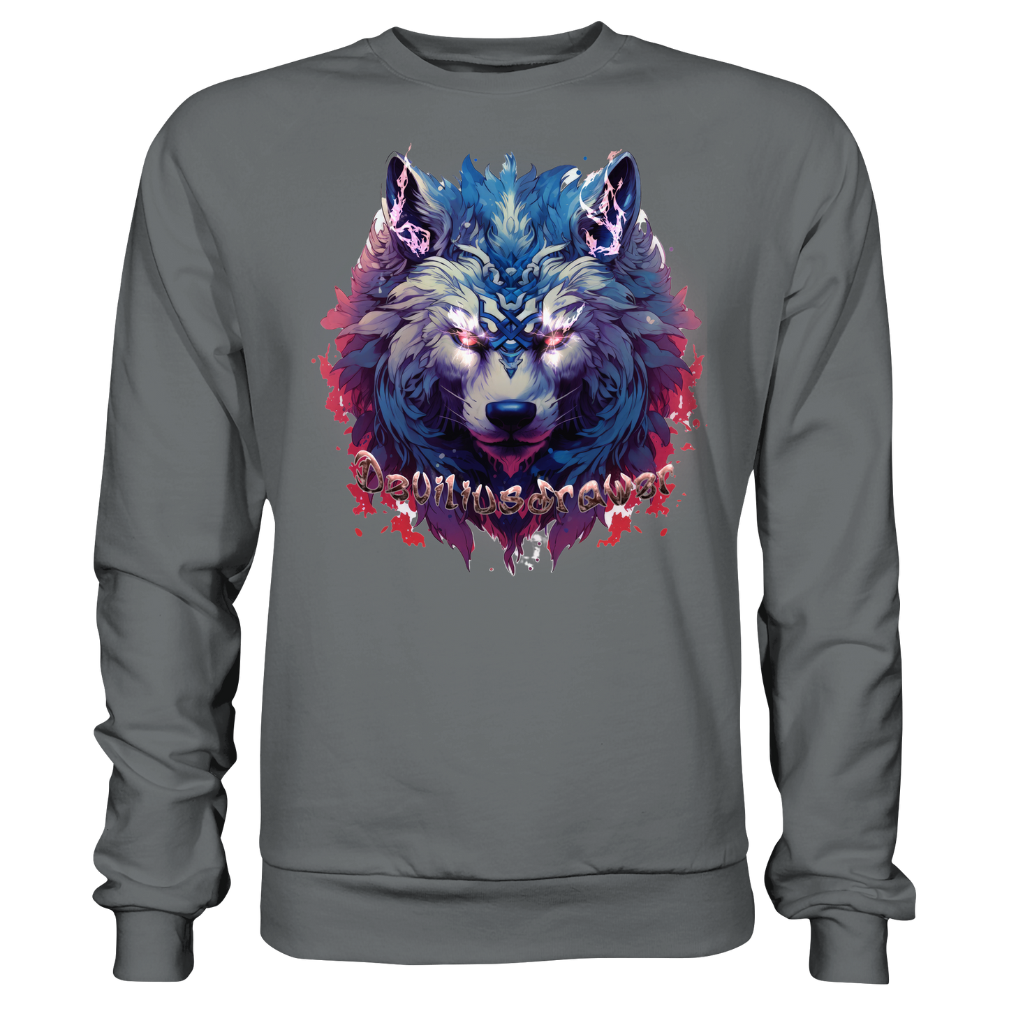 Deviliusdrawer Magic Wolf - Basic Sweatshirt