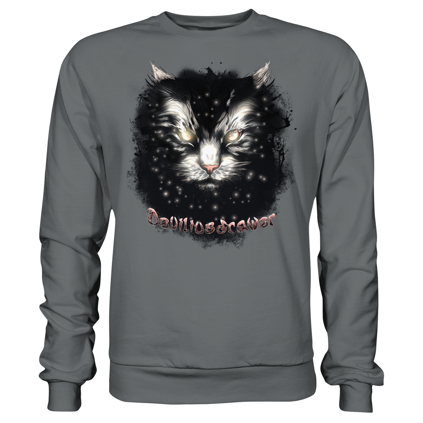 Deviliusdrawer Star Cat - Basic Sweatshirt