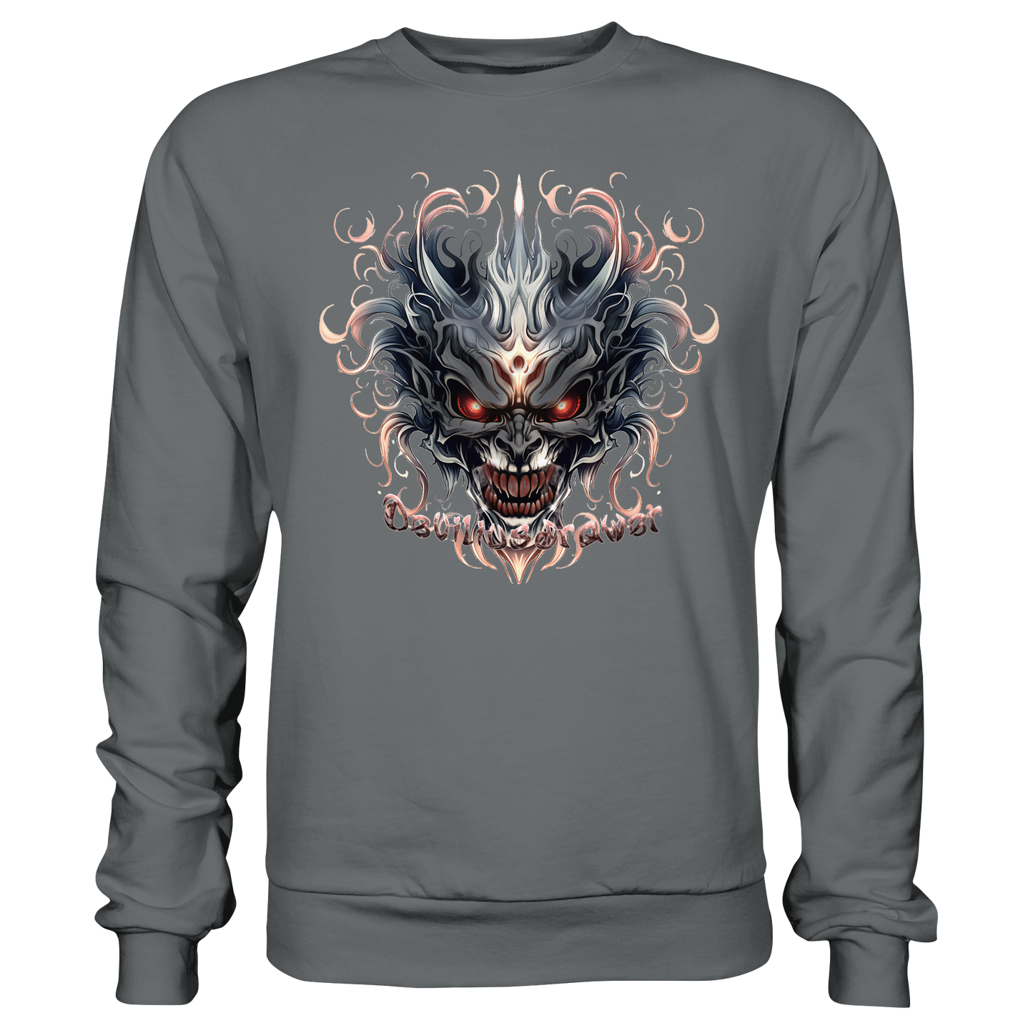 Deviliusdrawer Demon Mask - Basic Sweatshirt