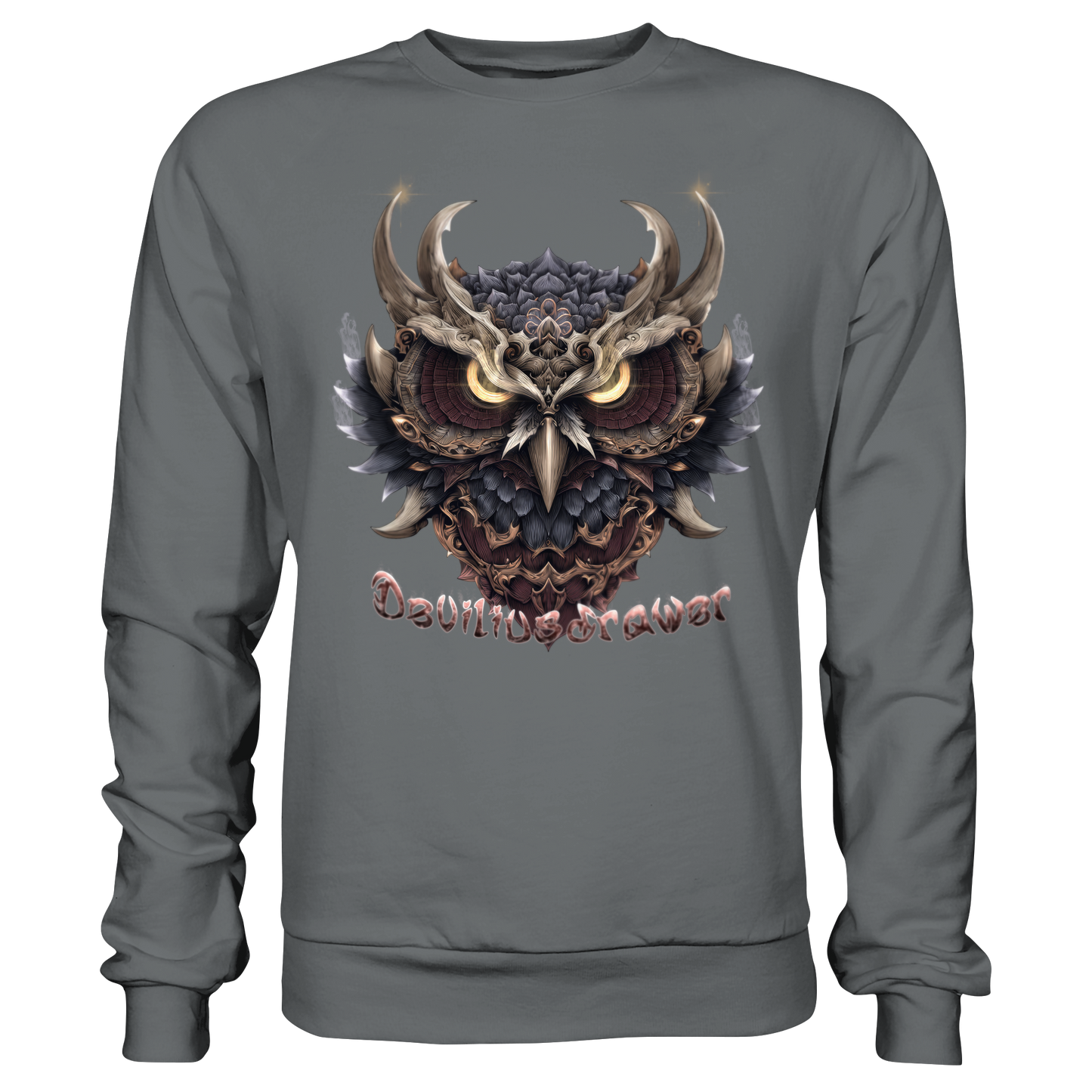 Deviliusdrawer Golden Owl - Basic Sweatshirt