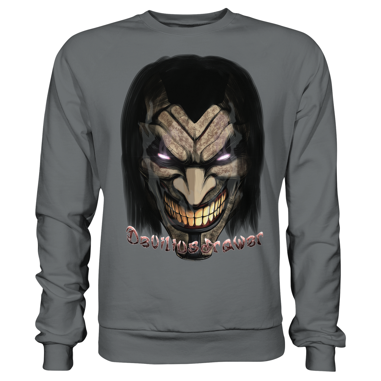 Deviliusdrawer Smiling Devil - Basic Sweatshirt