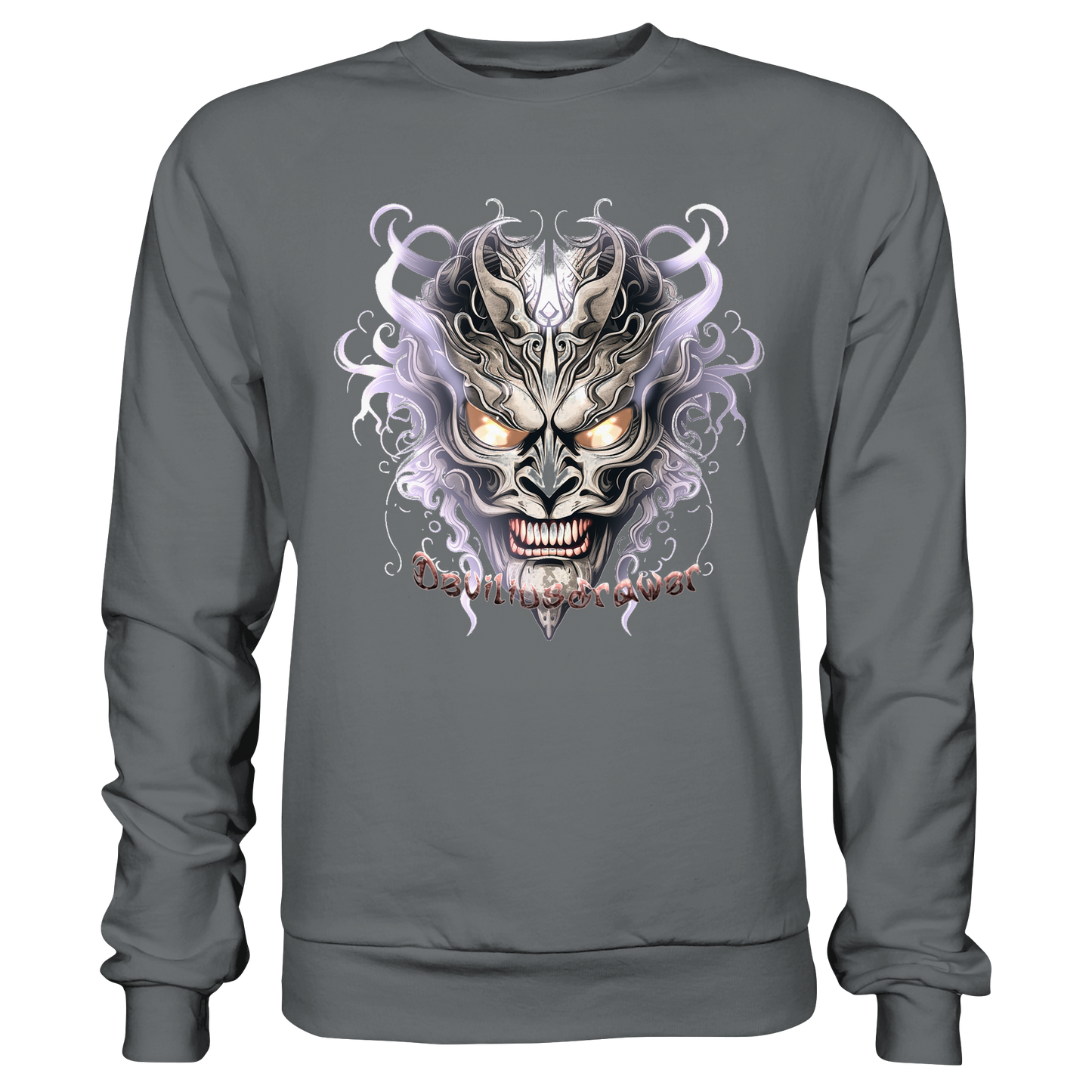 Deviliusdrawer Demon Mask Violet - Basic Sweatshirt