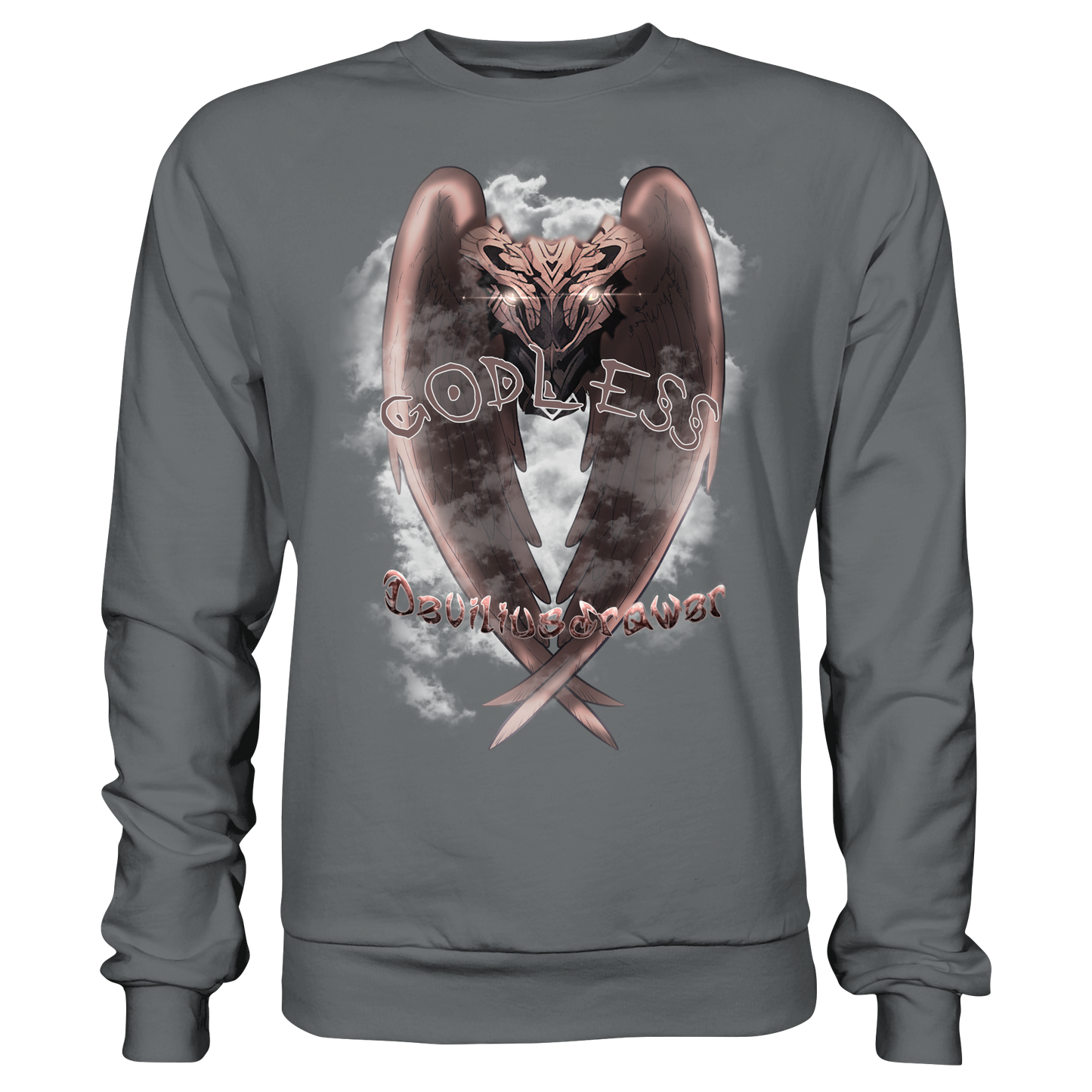 Deviliusdrawer Godless Owl - Basic Sweatshirt