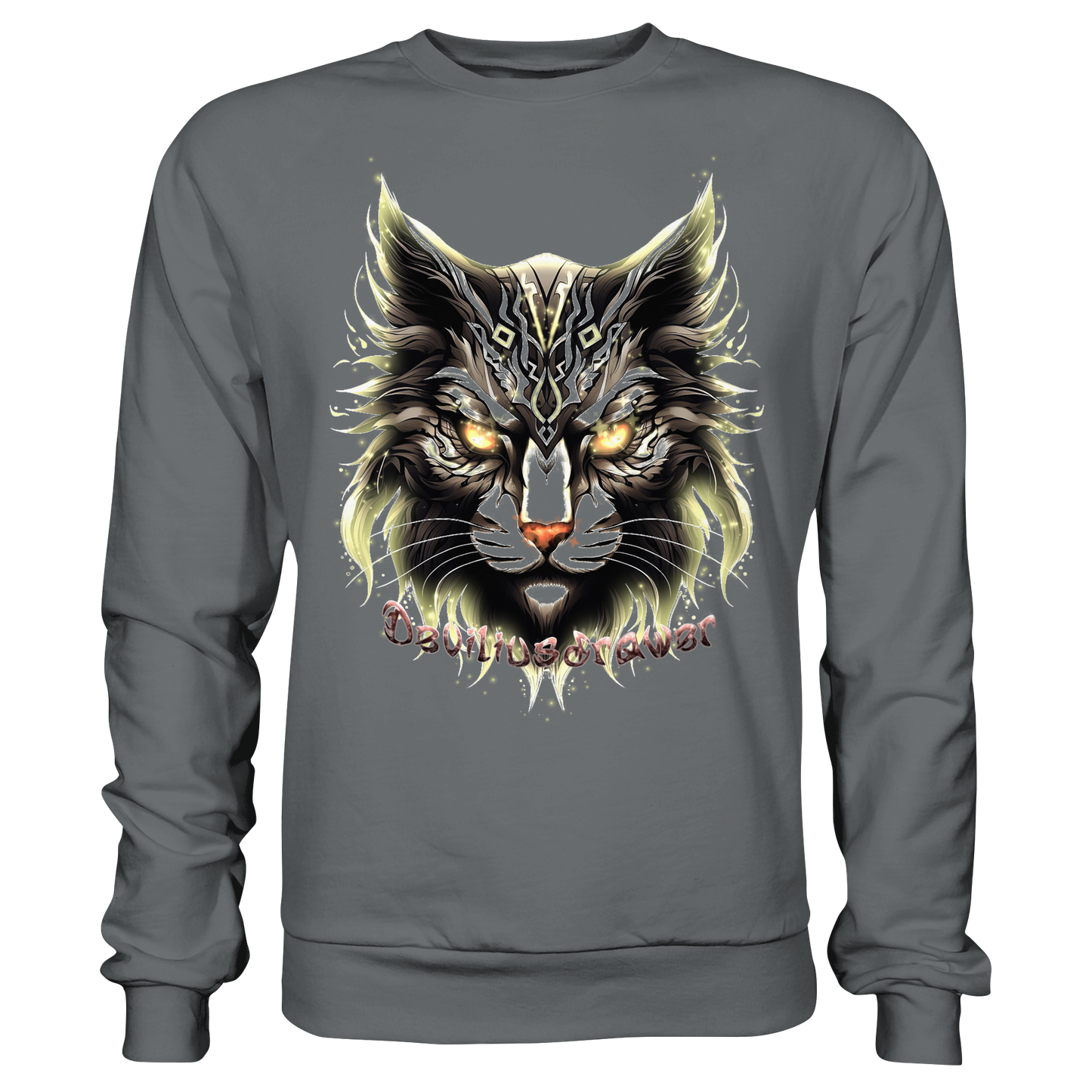 Deviliusdrawer Golden Cat - Basic Sweatshirt