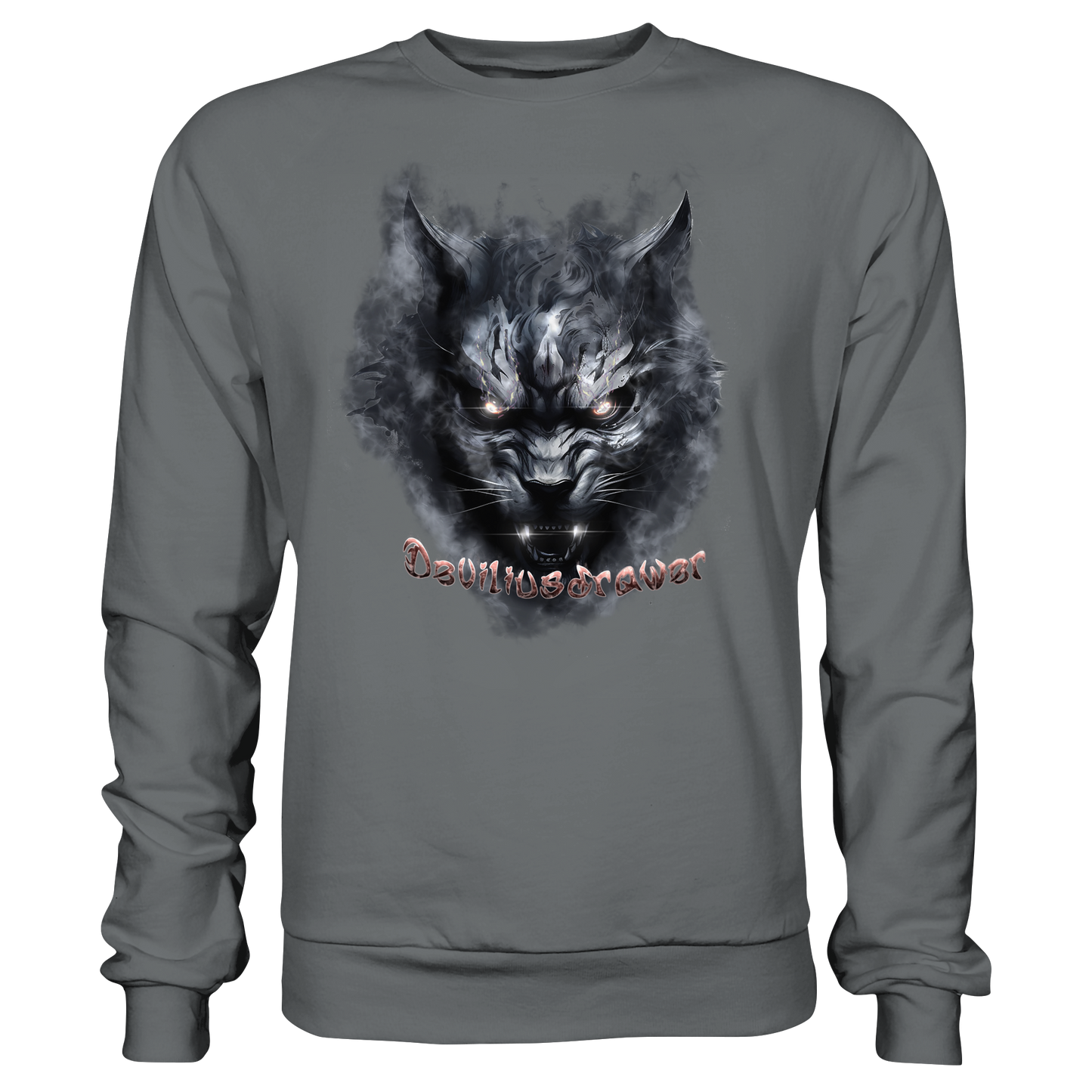 Deviliusdrawer Dark Beast Tiger  - Basic Sweatshirt