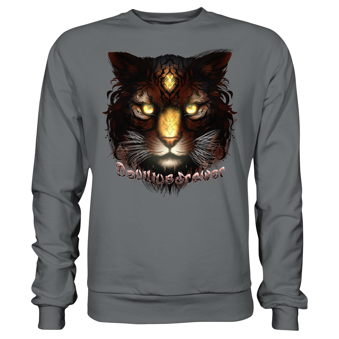 Deviliusdrawer Gold Tigercat - Basic Sweatshirt
