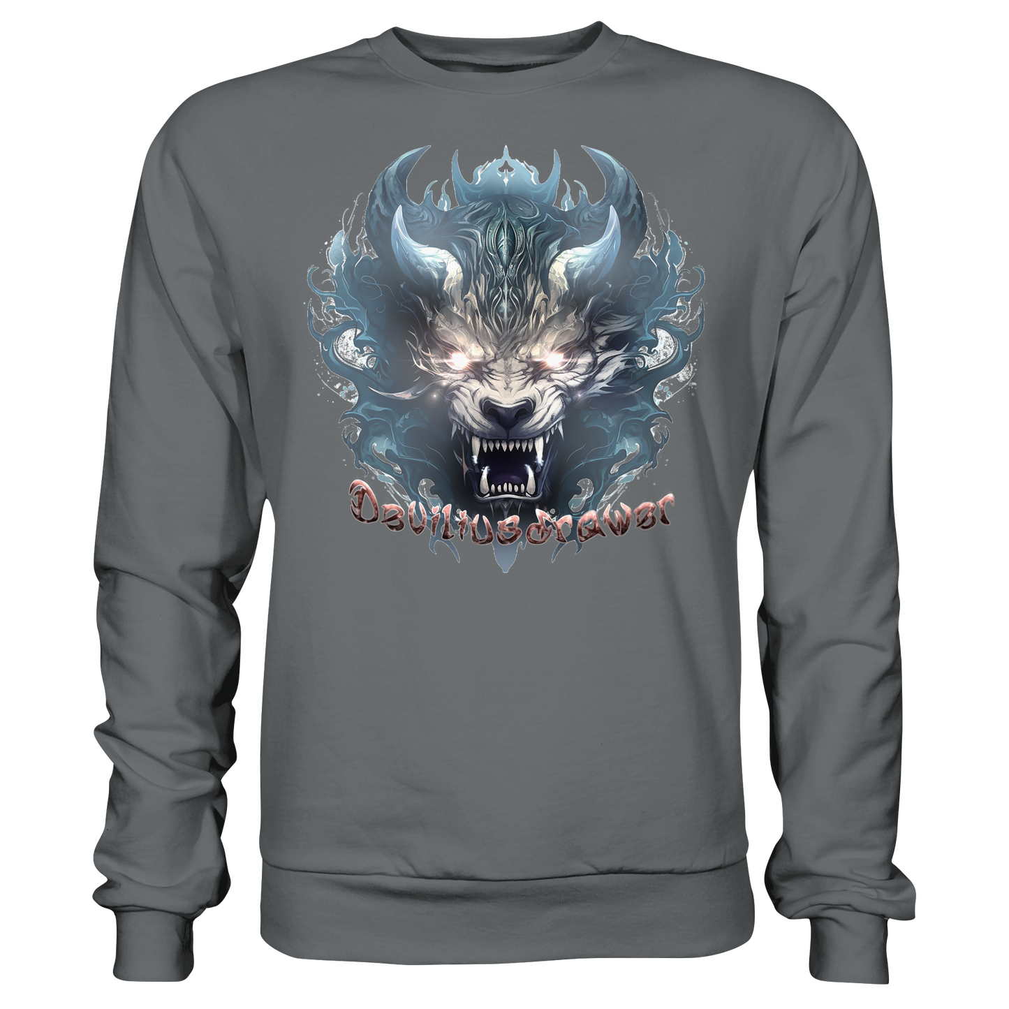 Deviliusdrawer Water Horn Tiger - Basic Sweatshirt