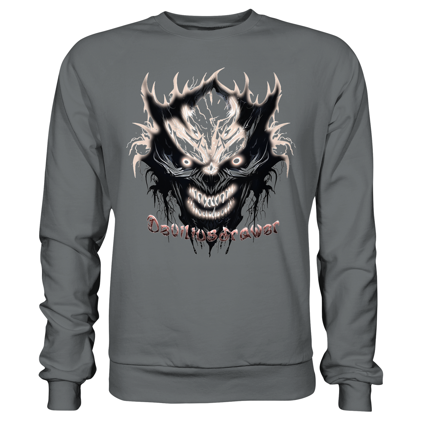 Deviliusdrawer Crazy Glow Devil - Basic Sweatshirt