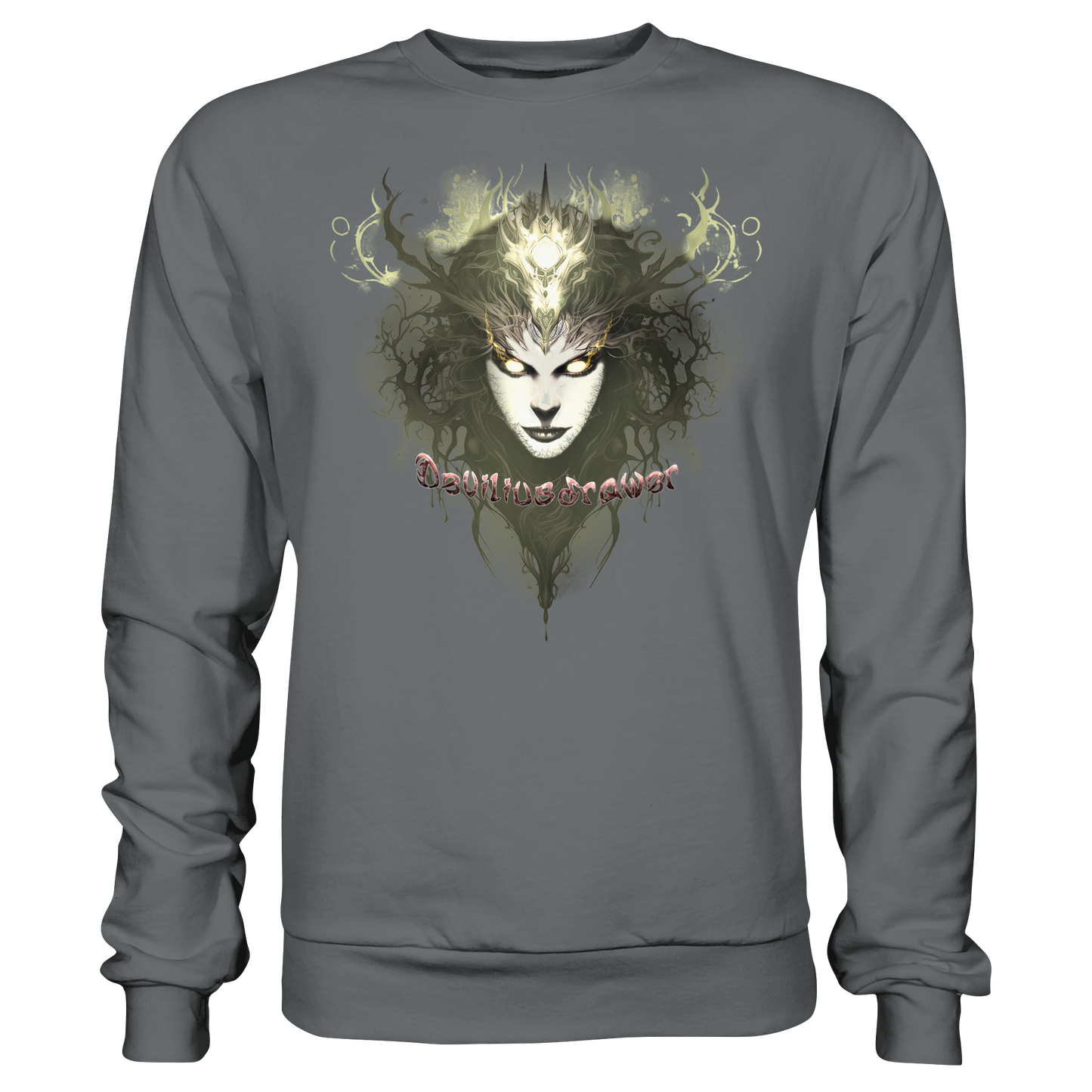 Deviliusdrawer Golden Demonica - Basic Sweatshirt