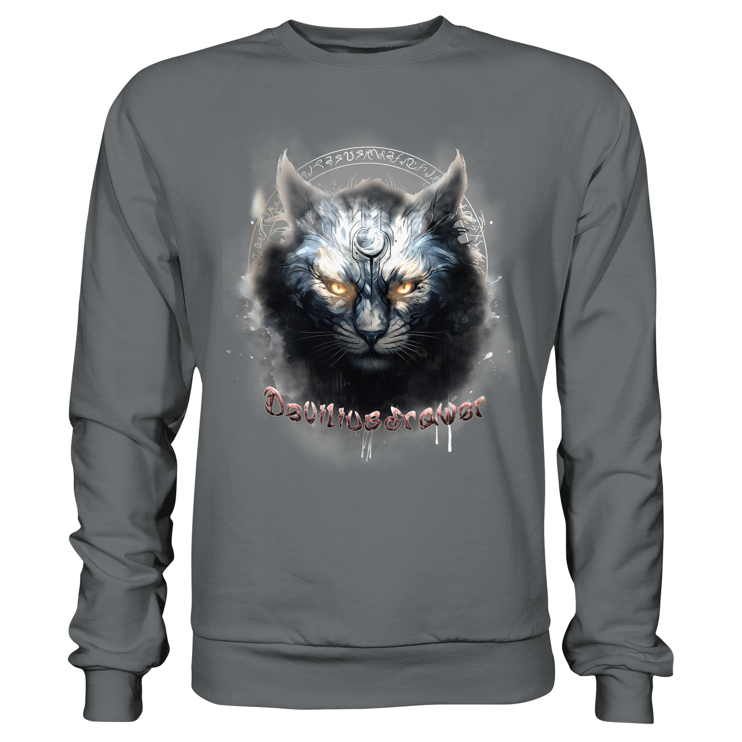 Deviliusdrawer Mysthic Cat - Basic Sweatshirt