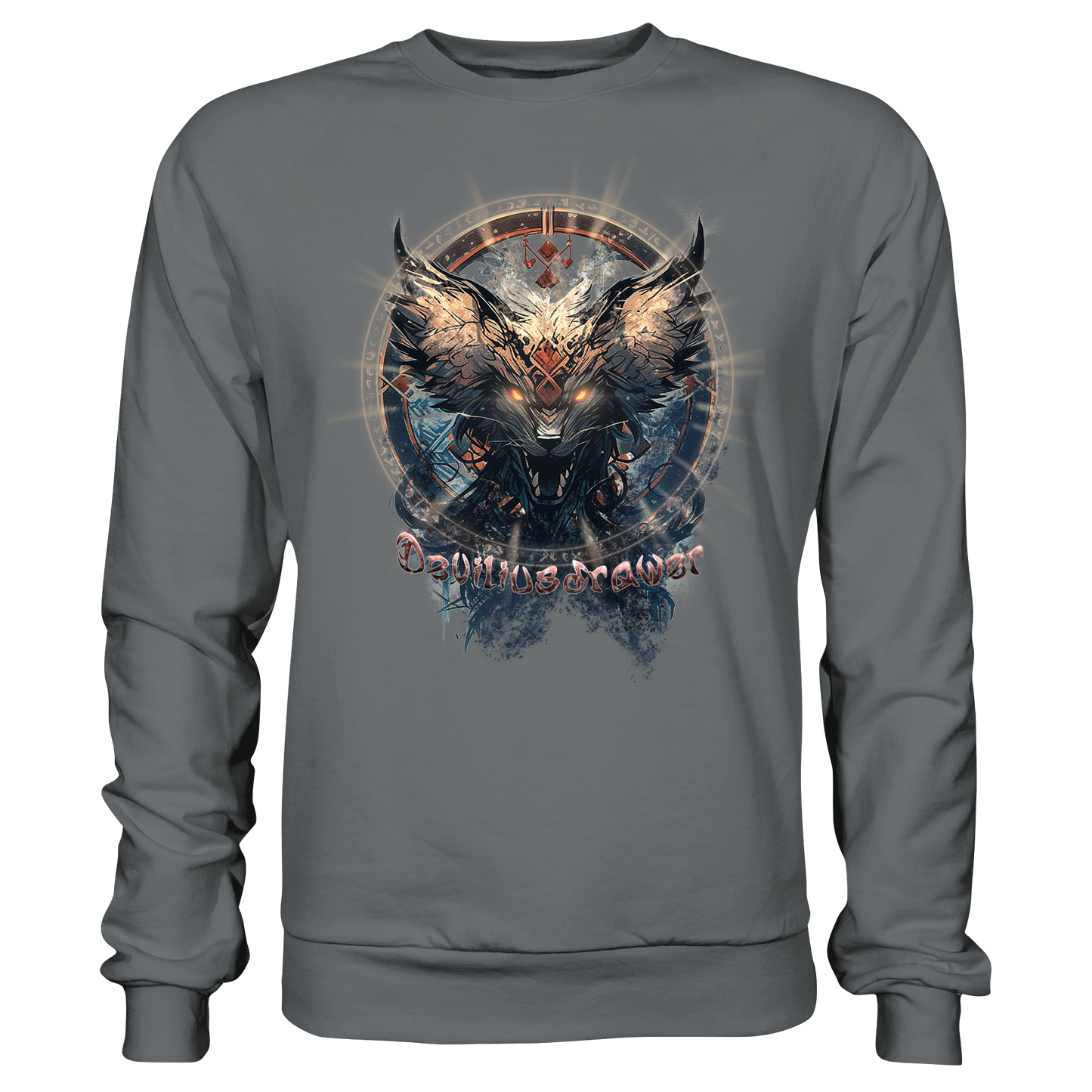 Deviliusdrawer Dark Magic Wolf - Basic Sweatshirt