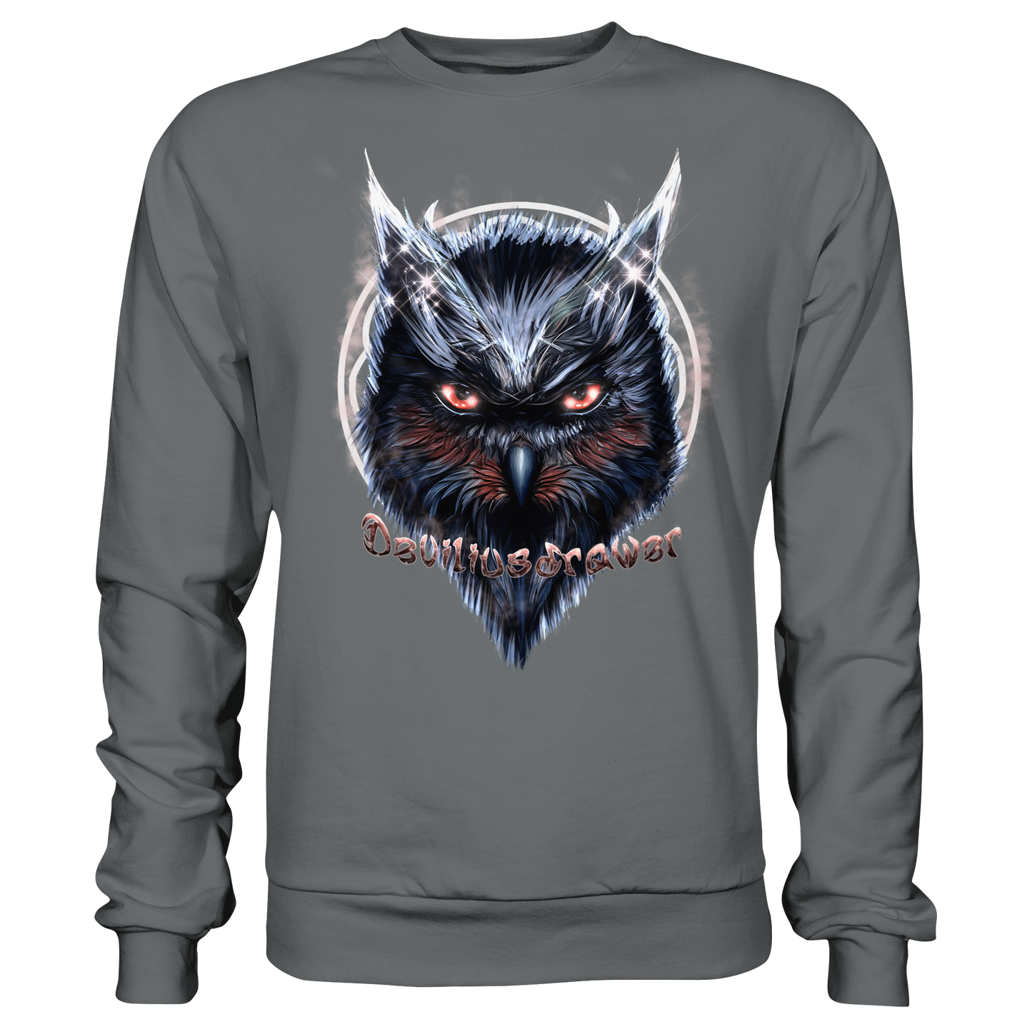 Deviliusdrawer Fire Owl - Basic Sweatshirt