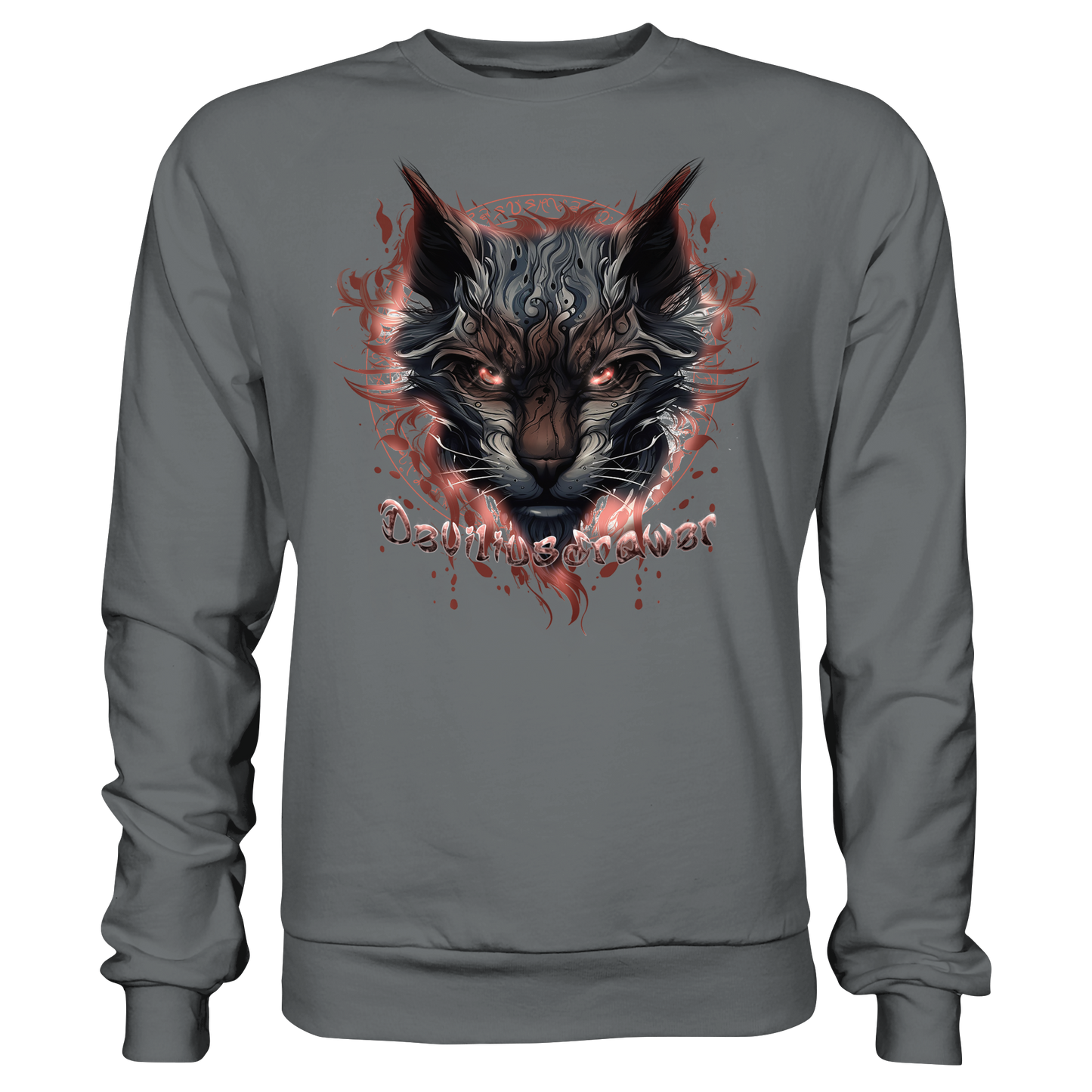Deviliusdrawer Devil Cat - Basic Sweatshirt