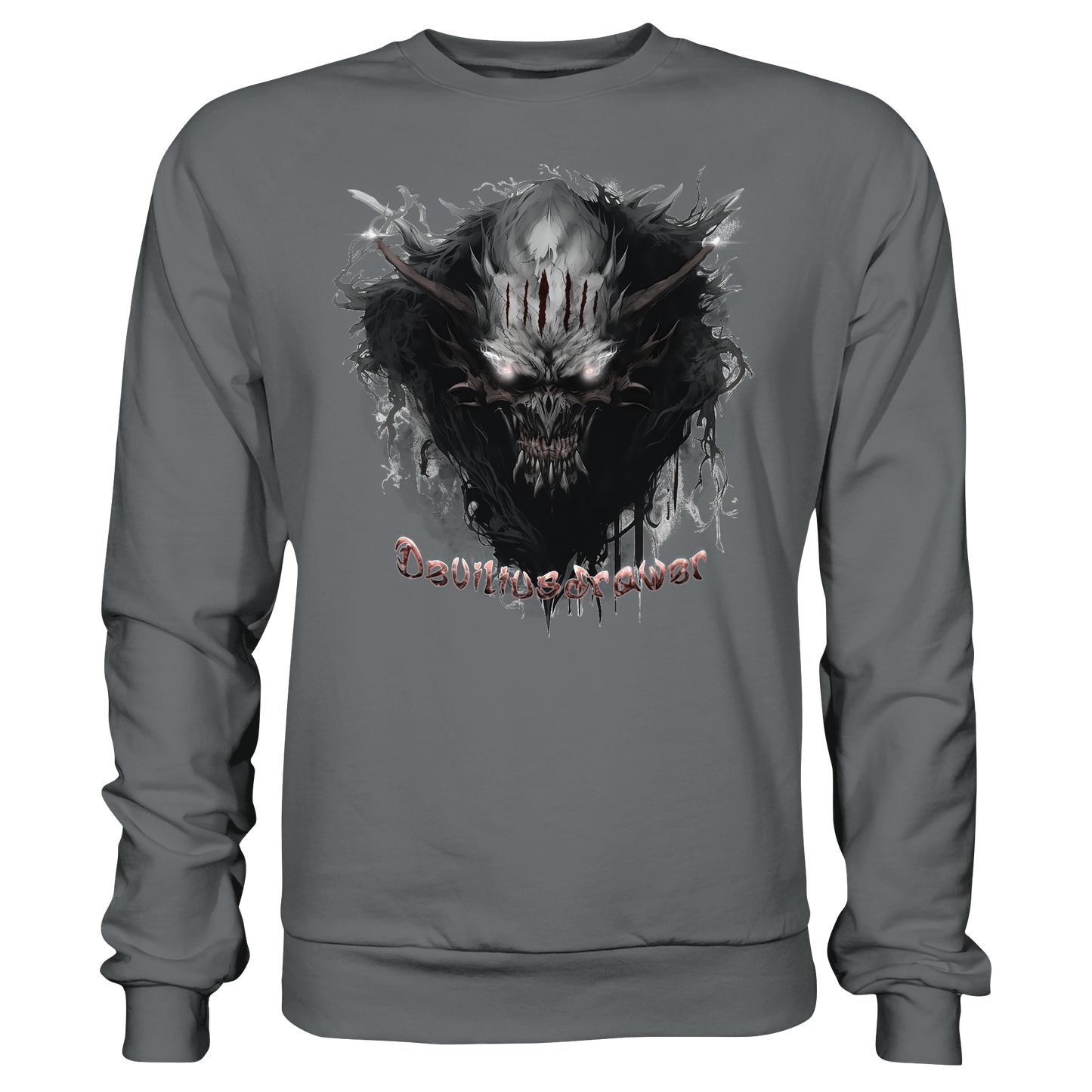 Deviliusdrawer Dark Smoke Demon - Basic Sweatshirt