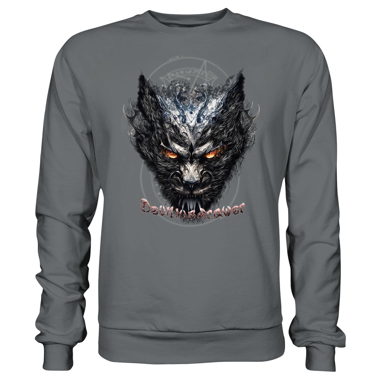 Deviliusdrawer Iron Cat - Basic Sweatshirt