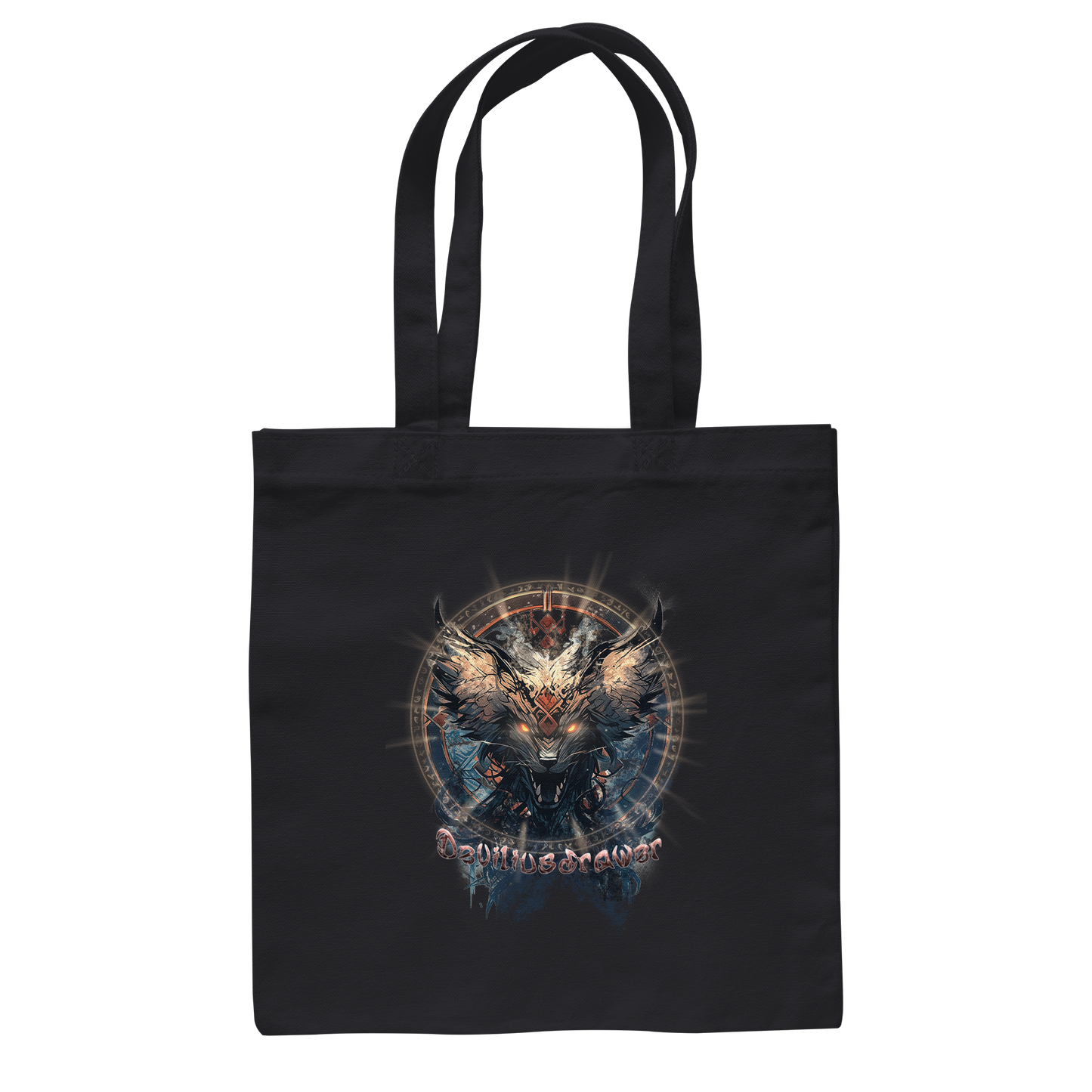 Deviliusdrawer Dark Magic Wolf - Baumwolltasche