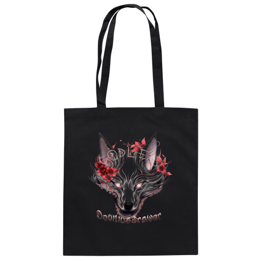 Deviliusdrawer Kitsune Wolf - Baumwolltasche